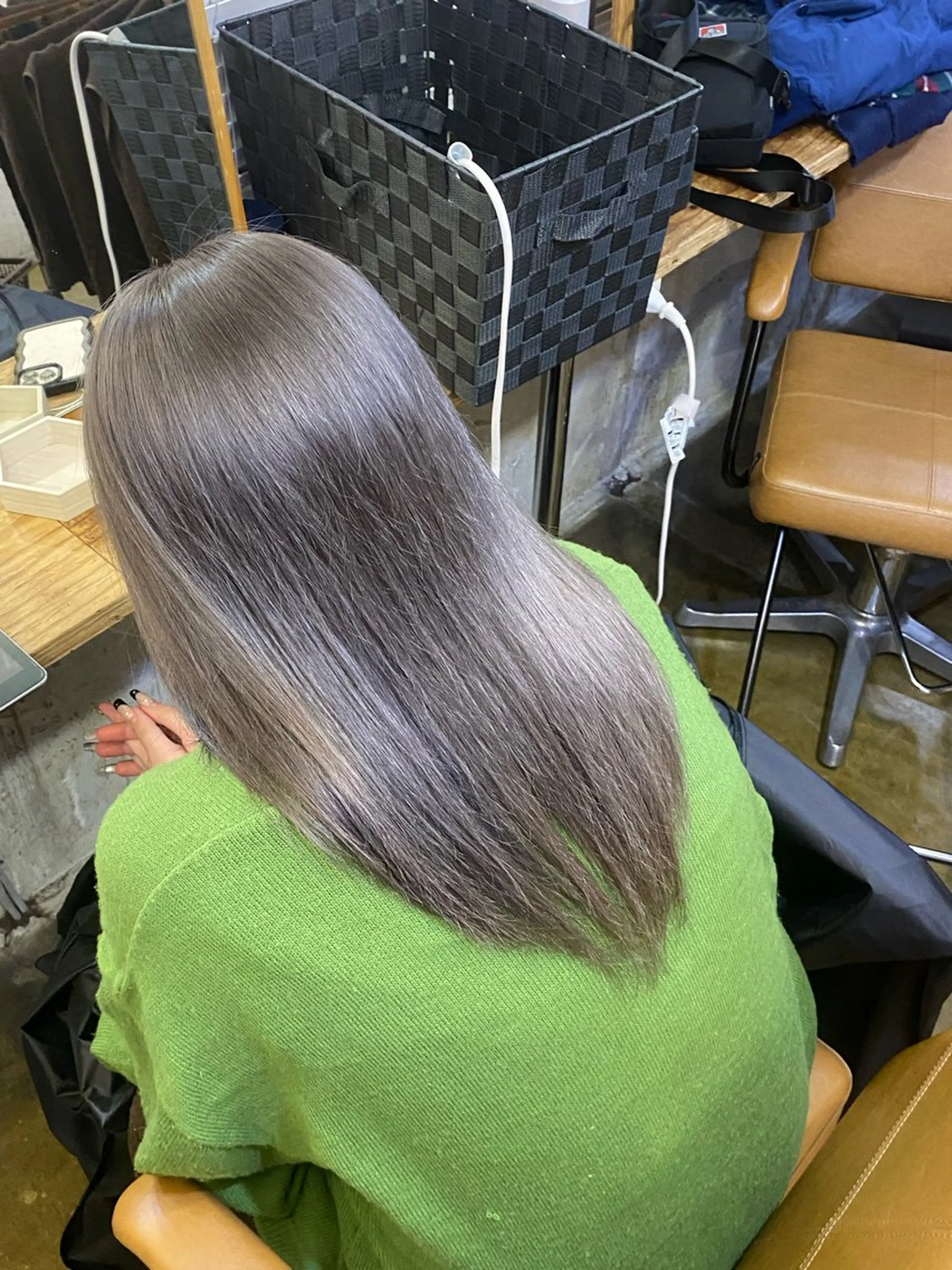 ロング カラー ブリーチカラーと、髪 質改善。HARUKAのヘアスタイル