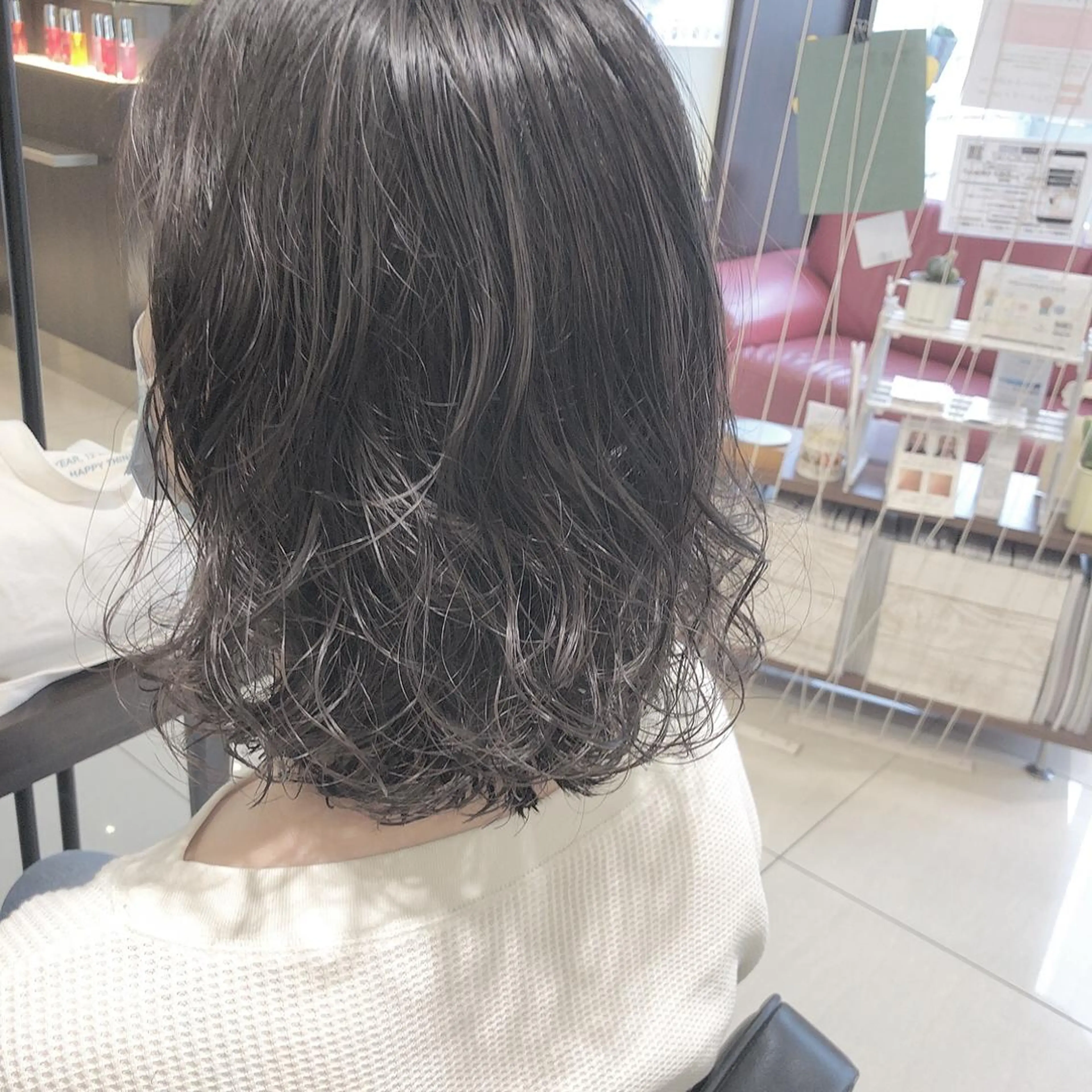 ミディアム パーマ ミディアムパーマ デジタルパーマ 🌼こやま かおり🌼のヘアスタイル