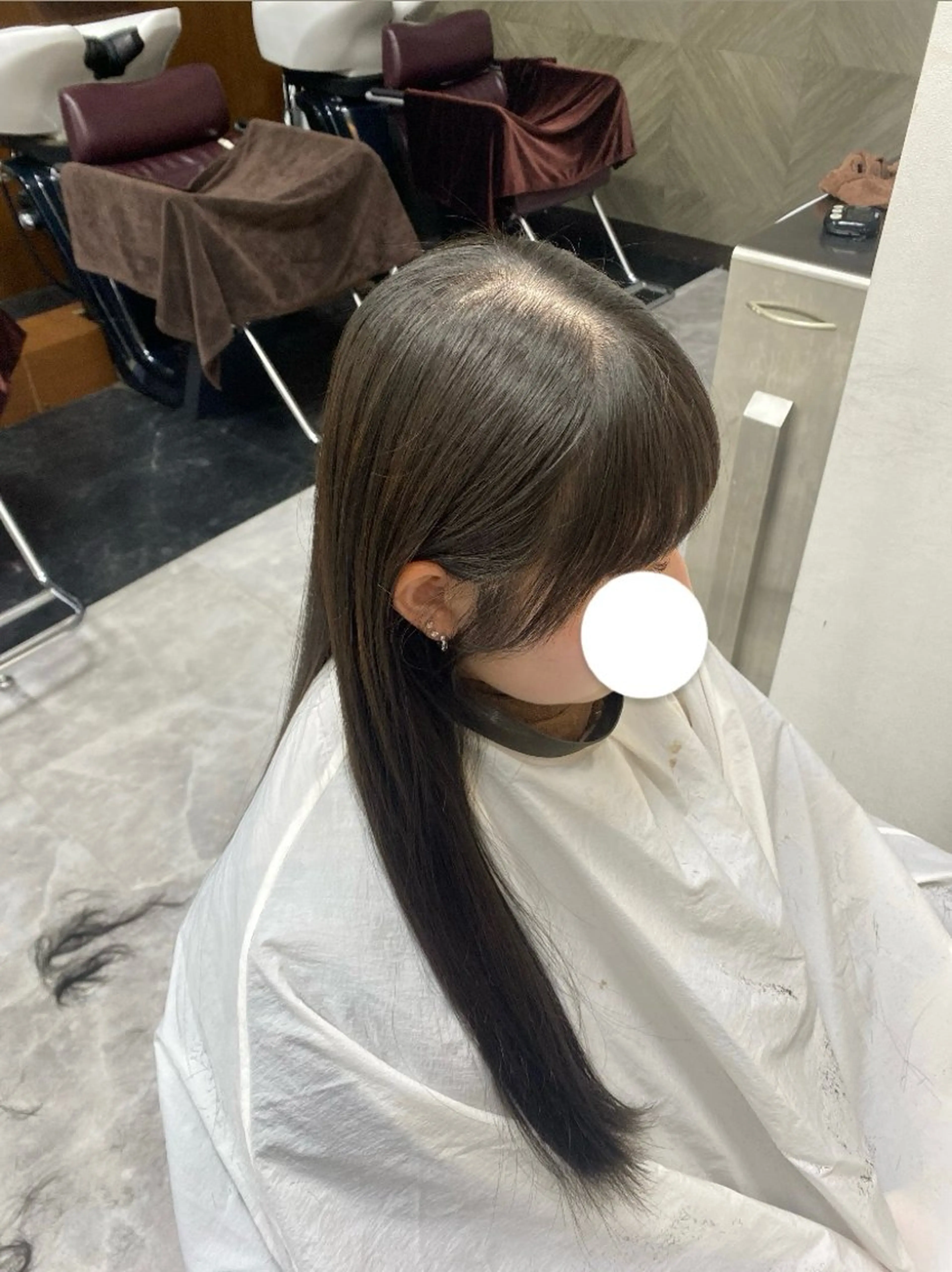 ロング 寺井 萌恵のヘアスタイル