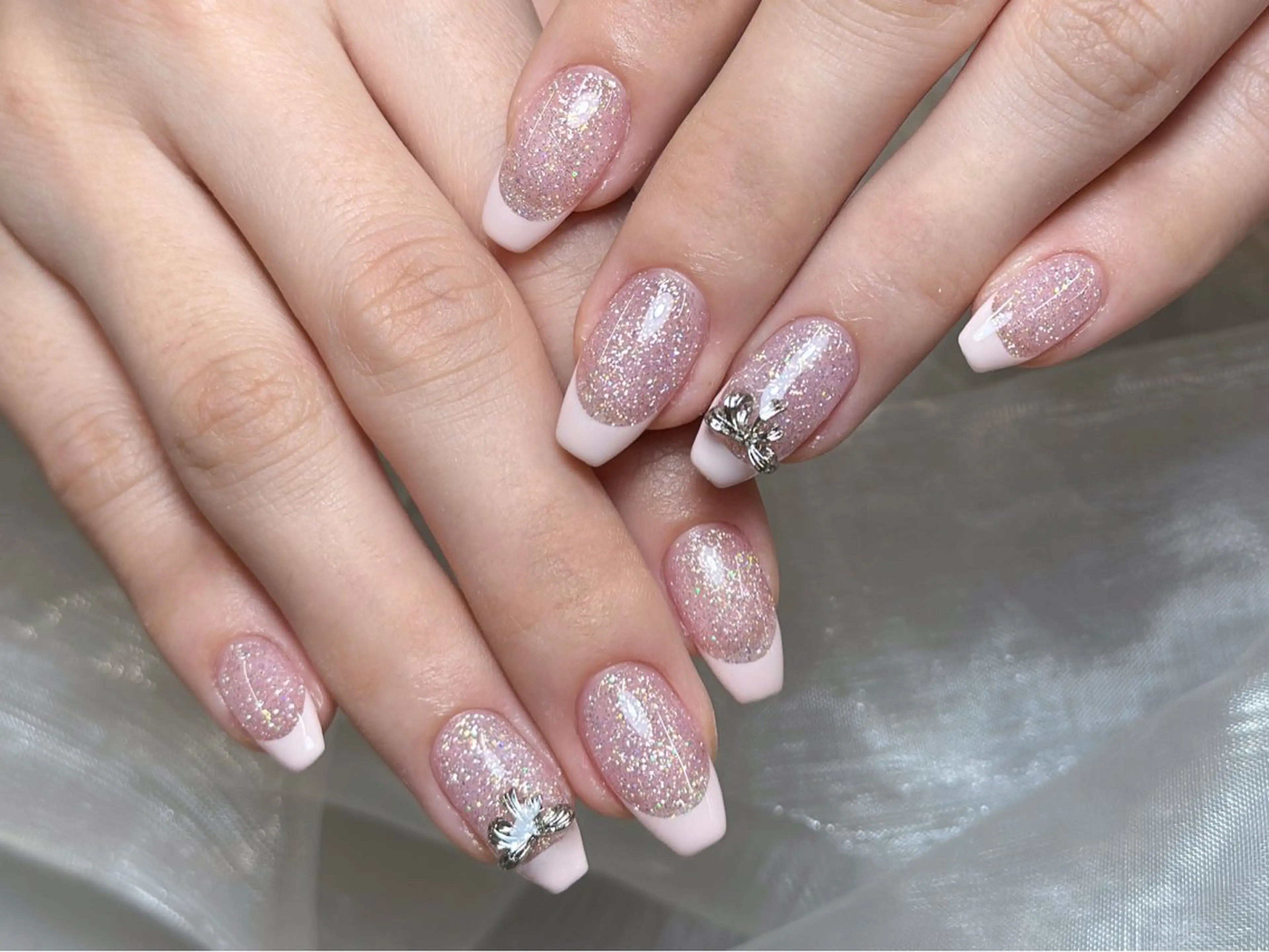 ネイル フレンチネイル ハンドネイル MY Nail所属・中村 ユメのネイルデザイン