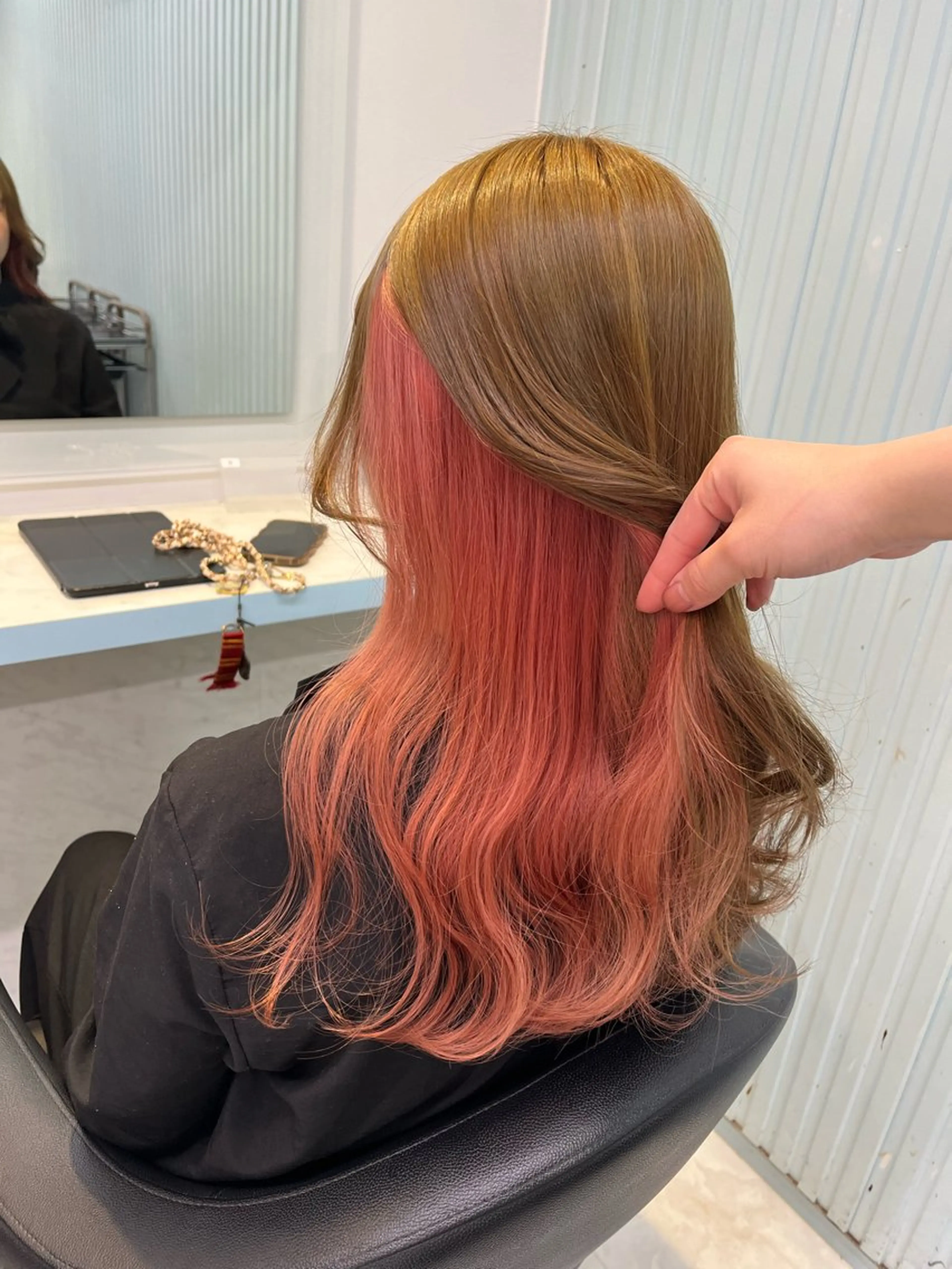 ロング カラー ヘアカラー トリートメント ブリーチカラー 🩵MIZUKIのヘアスタイル