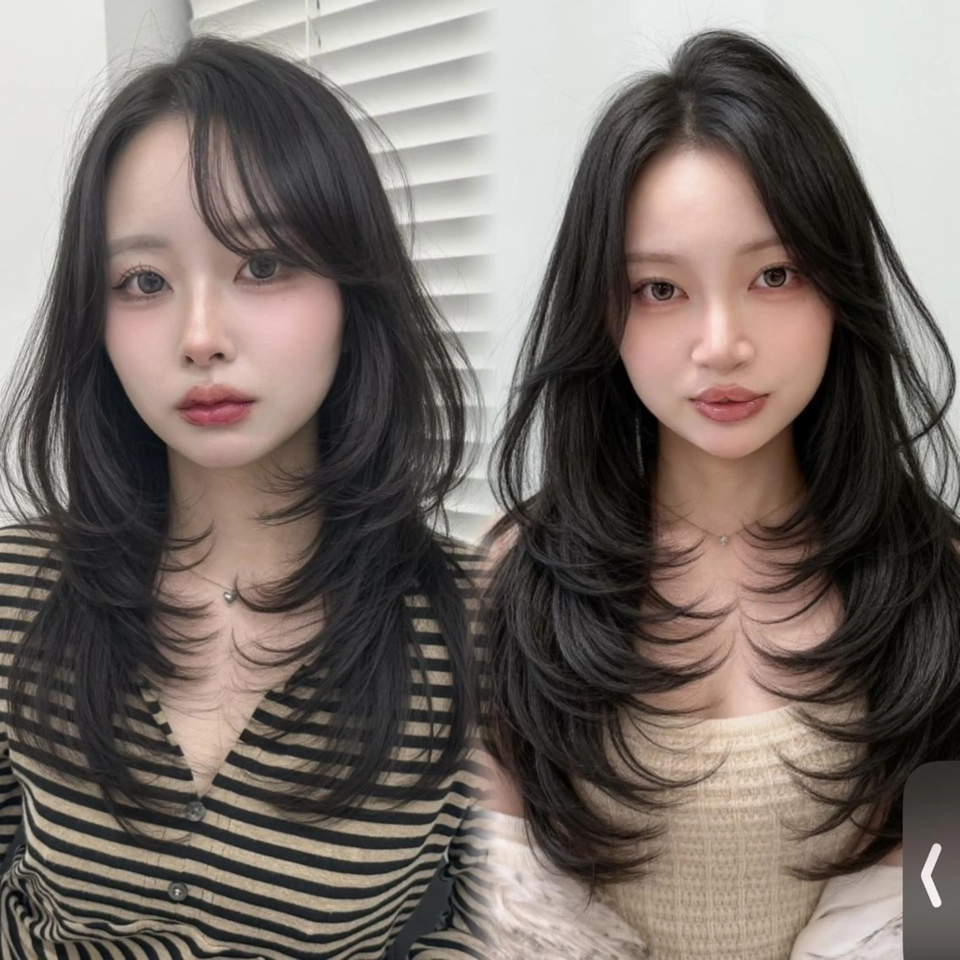 【🪞韓国女子になれる🪞】韓国ヘアを叶えるトレンドのレイヤーカット➕透け感たっぷりのカラー➕オリジナルTr🤍の写真