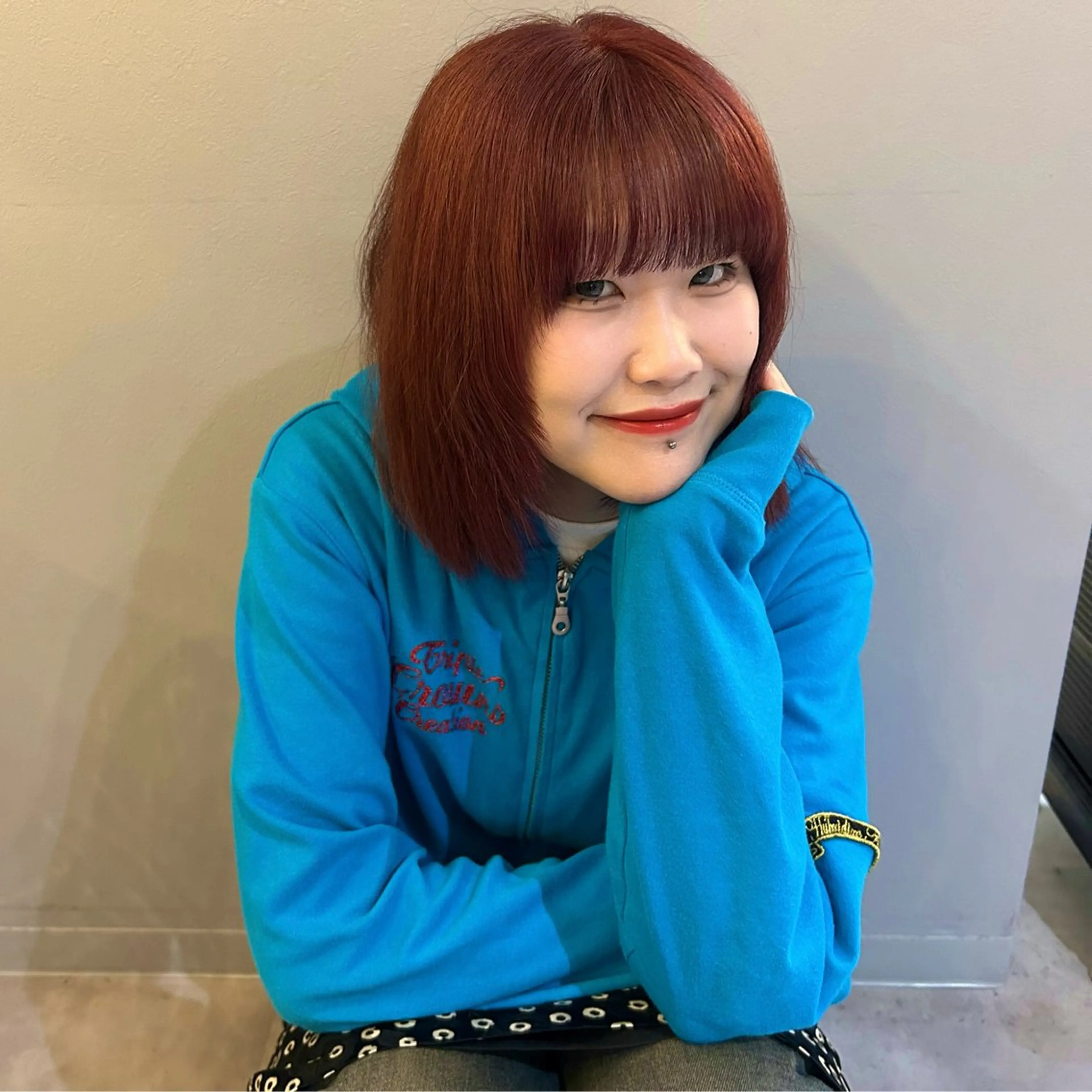 ミディアム ヘアカラー トリートメント 似合わせ🎀 Miku♡のヘアスタイル