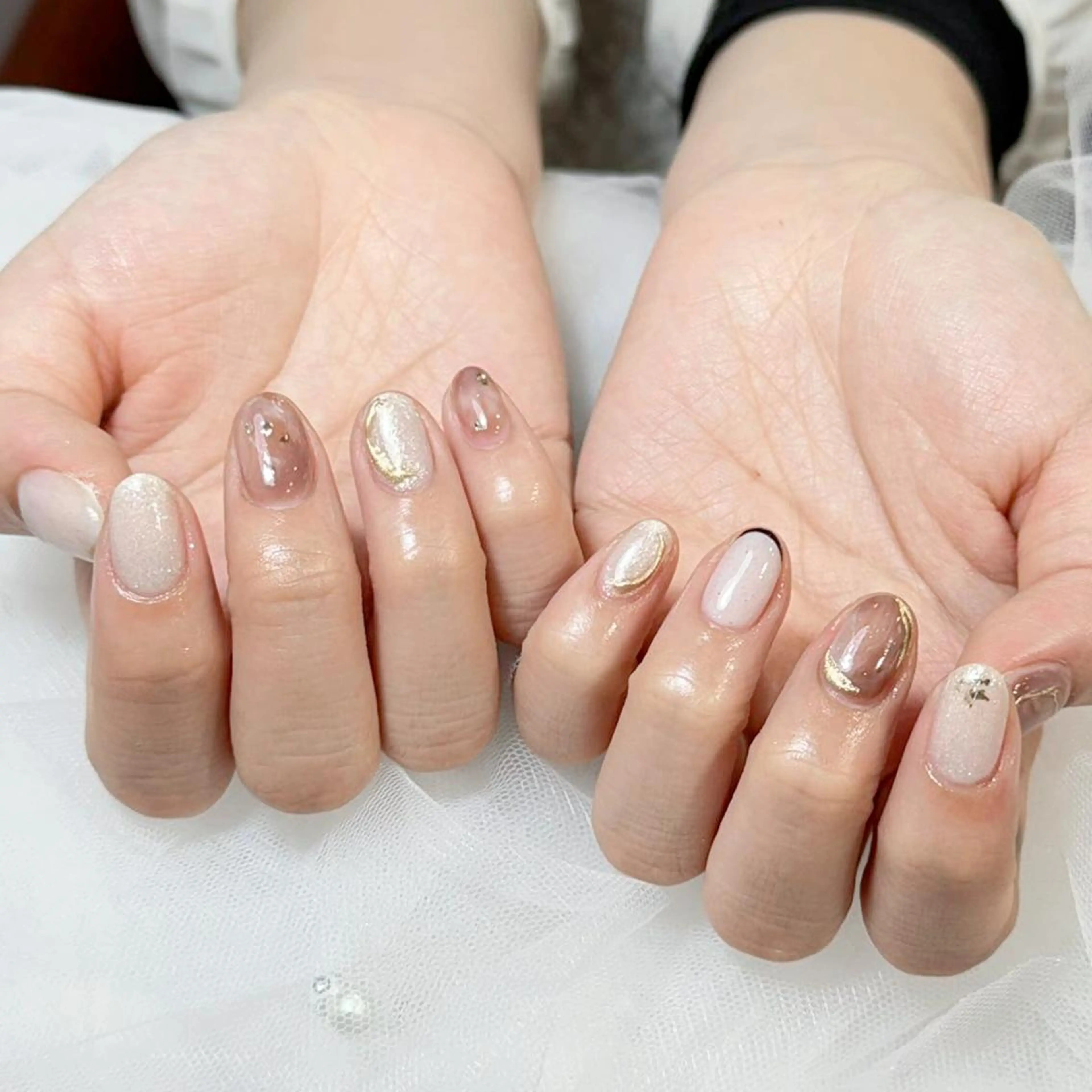 ネイル 持ち込み Hana 🎗のネイルデザイン