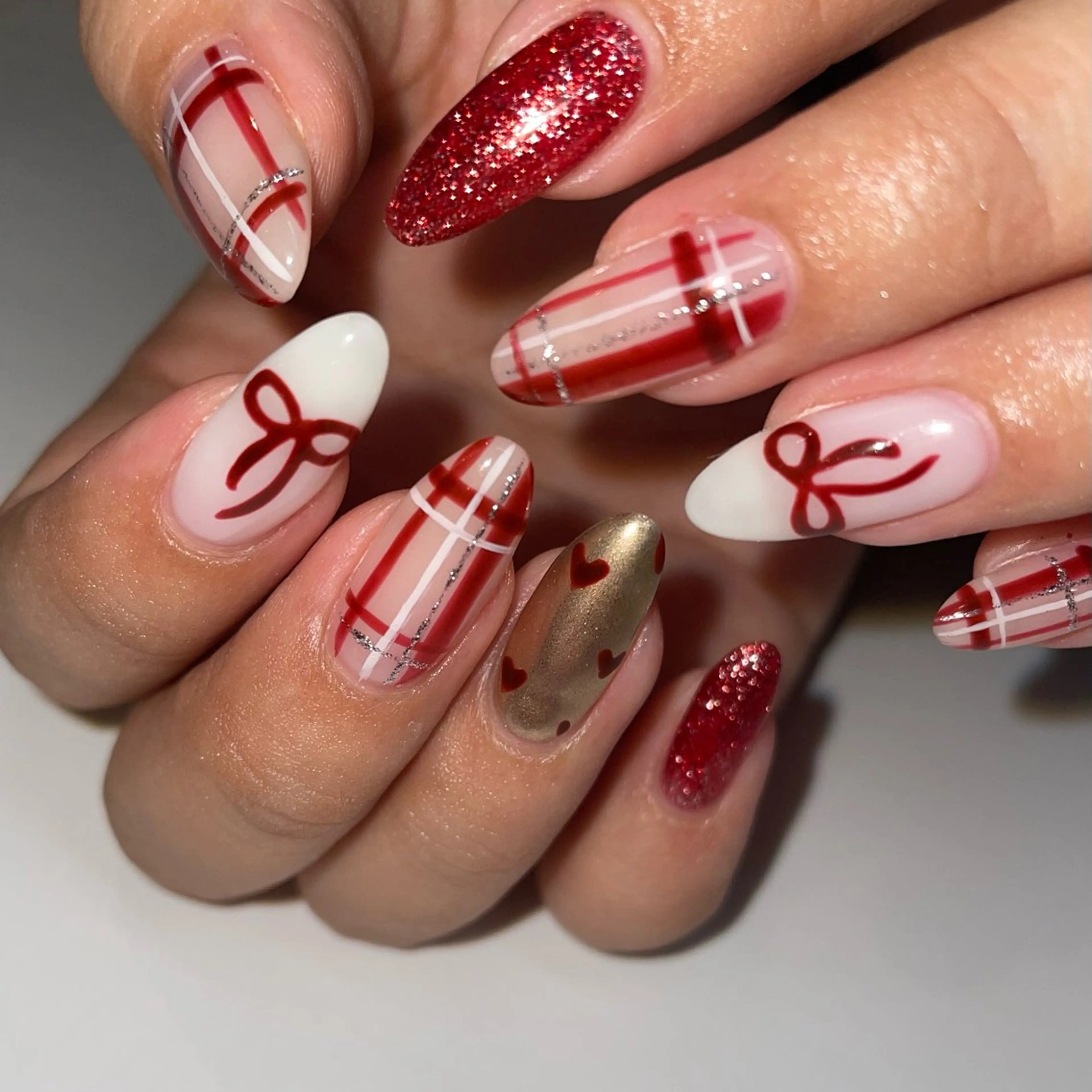 ネイル 冬ネイル クリスマス Manon Yuiのマツエク・マツパデザイン