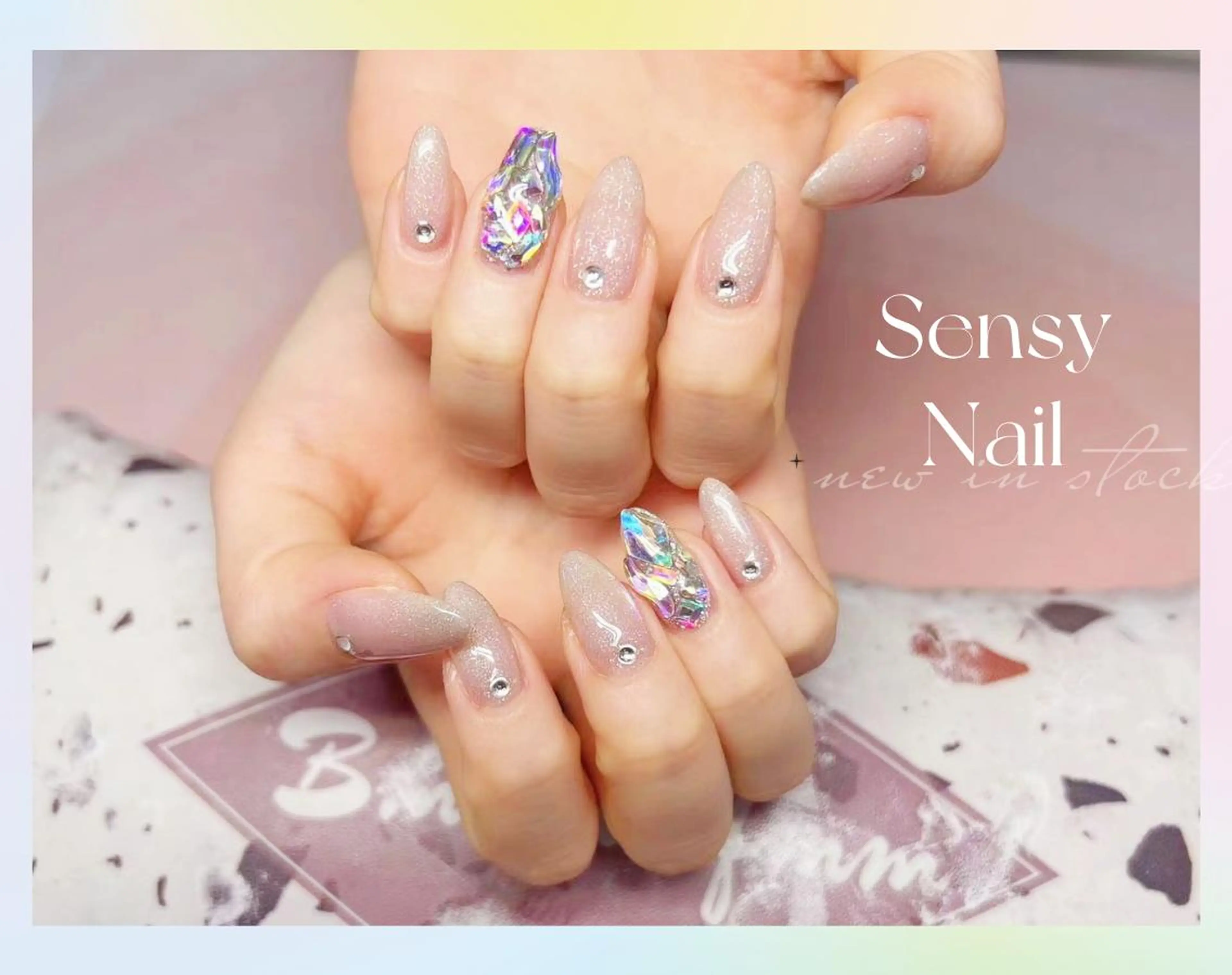 【OPEN SALE】2本アート 持込やり放題/ストーン埋尽しの写真