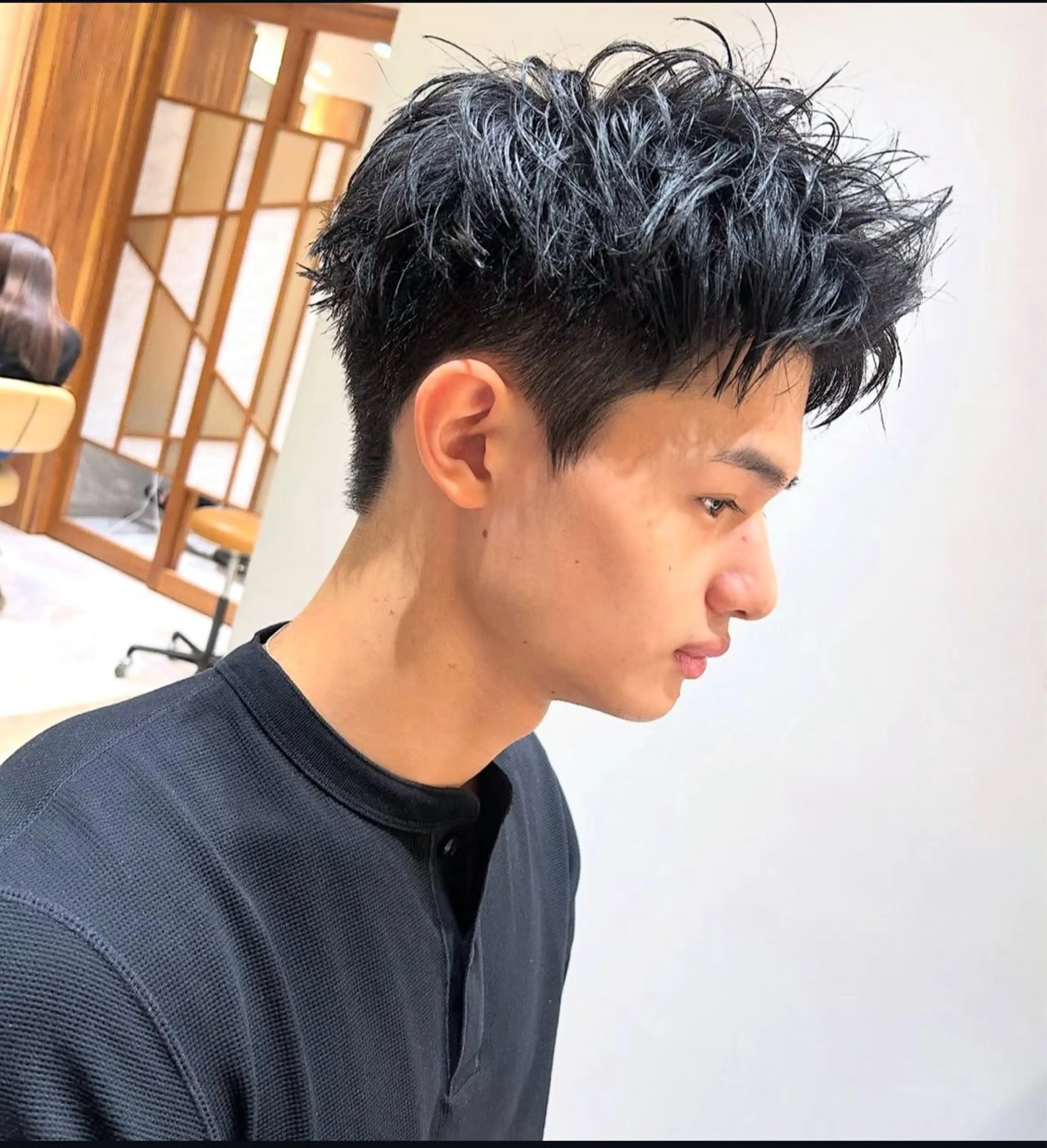 ショート メンズ 刈り上げ ショートヘア カット ヘッドスパ ✨髪質改善縮毛矯正✨ 二上裕太のヘアスタイル
