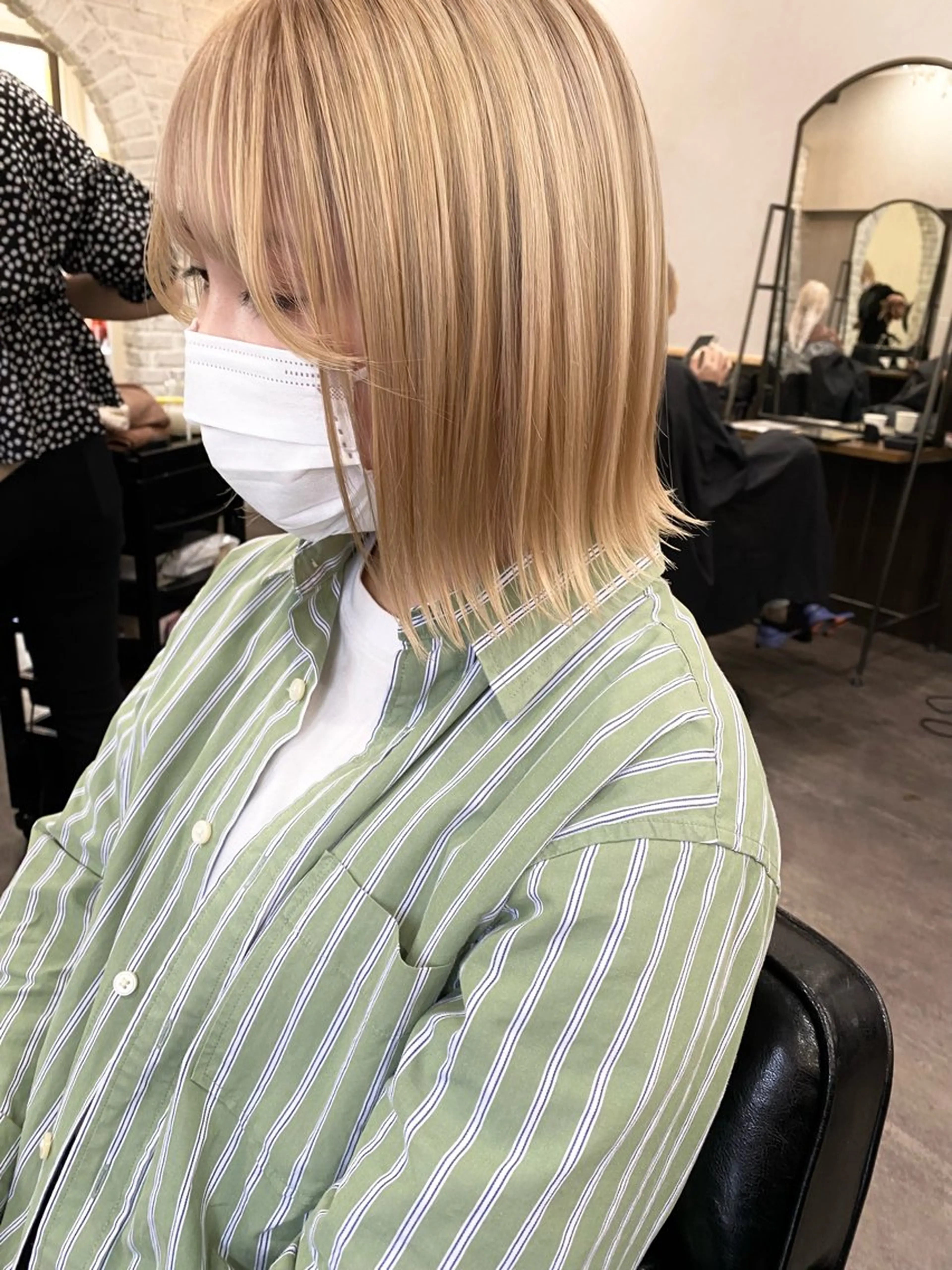 ショート カット ヘアカラー トリートメント 💖透明感カラー HAYATO💖のヘアスタイル