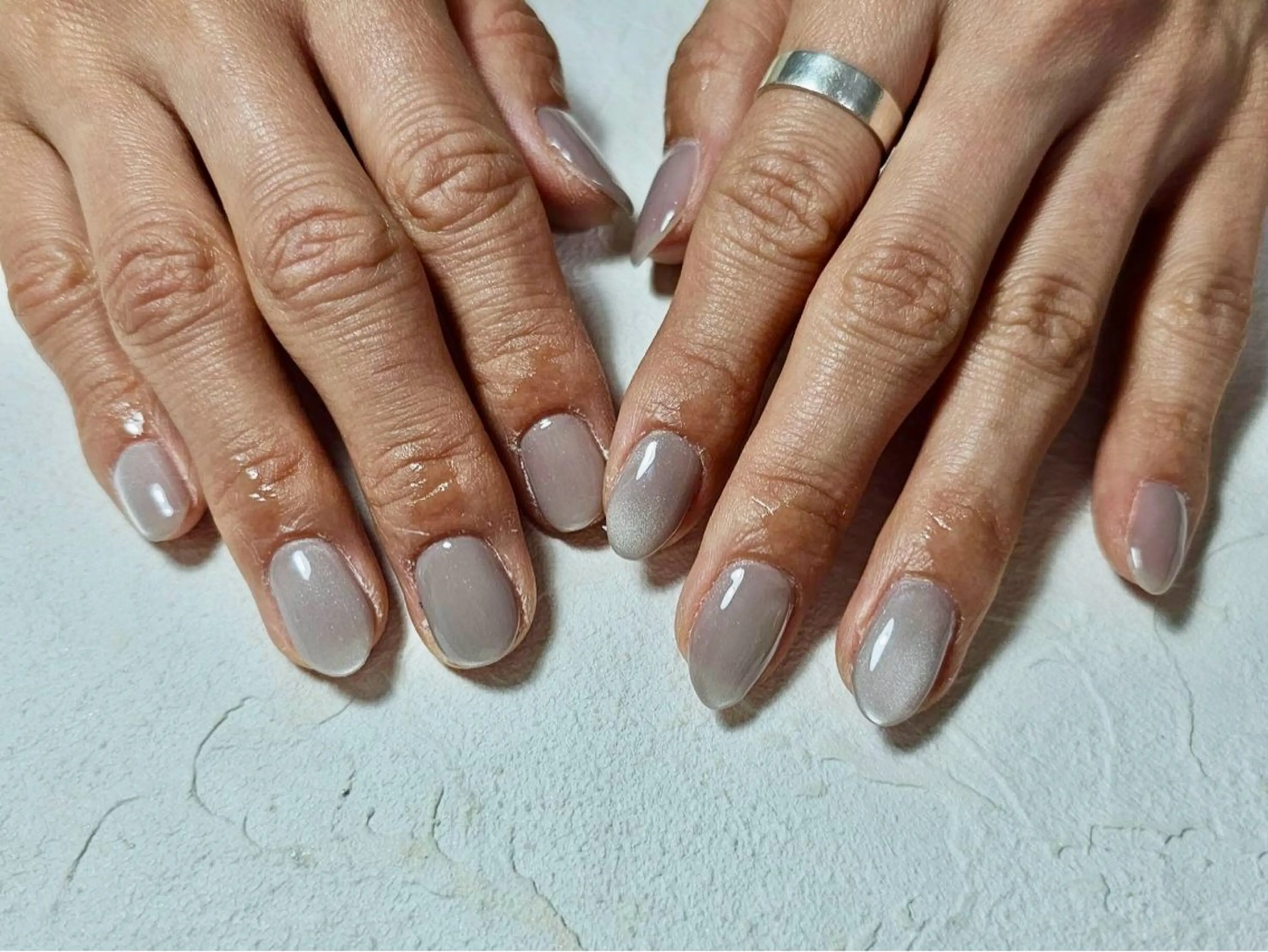 ネイル オーロラネイル フットネイル フレンチネイル ジェルネイル マグネットネイル ハンドネイル Mogu nail 二子玉川のネイルデザイン