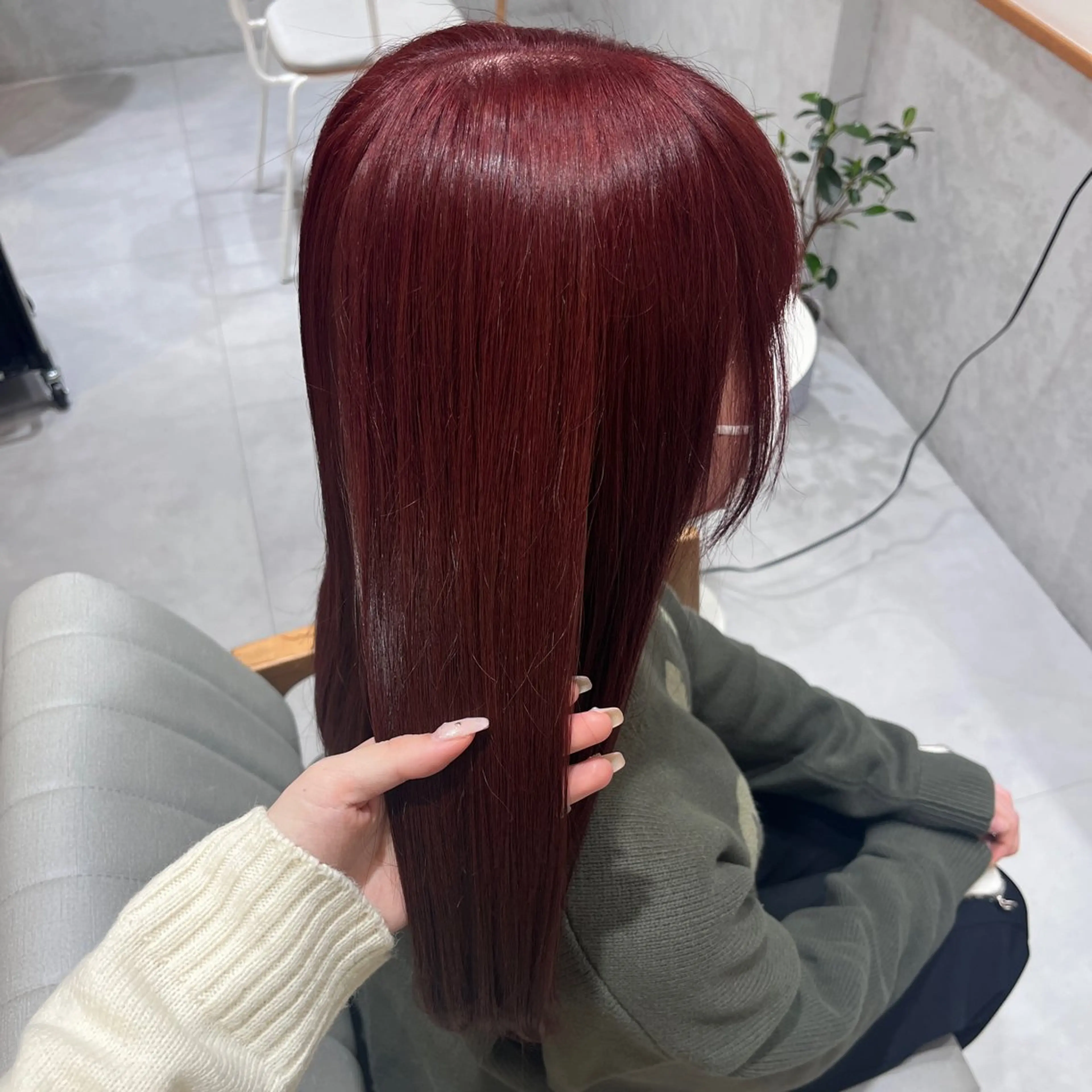 🩵ブリーチなしダブルカラー + トリートメント🩵の写真