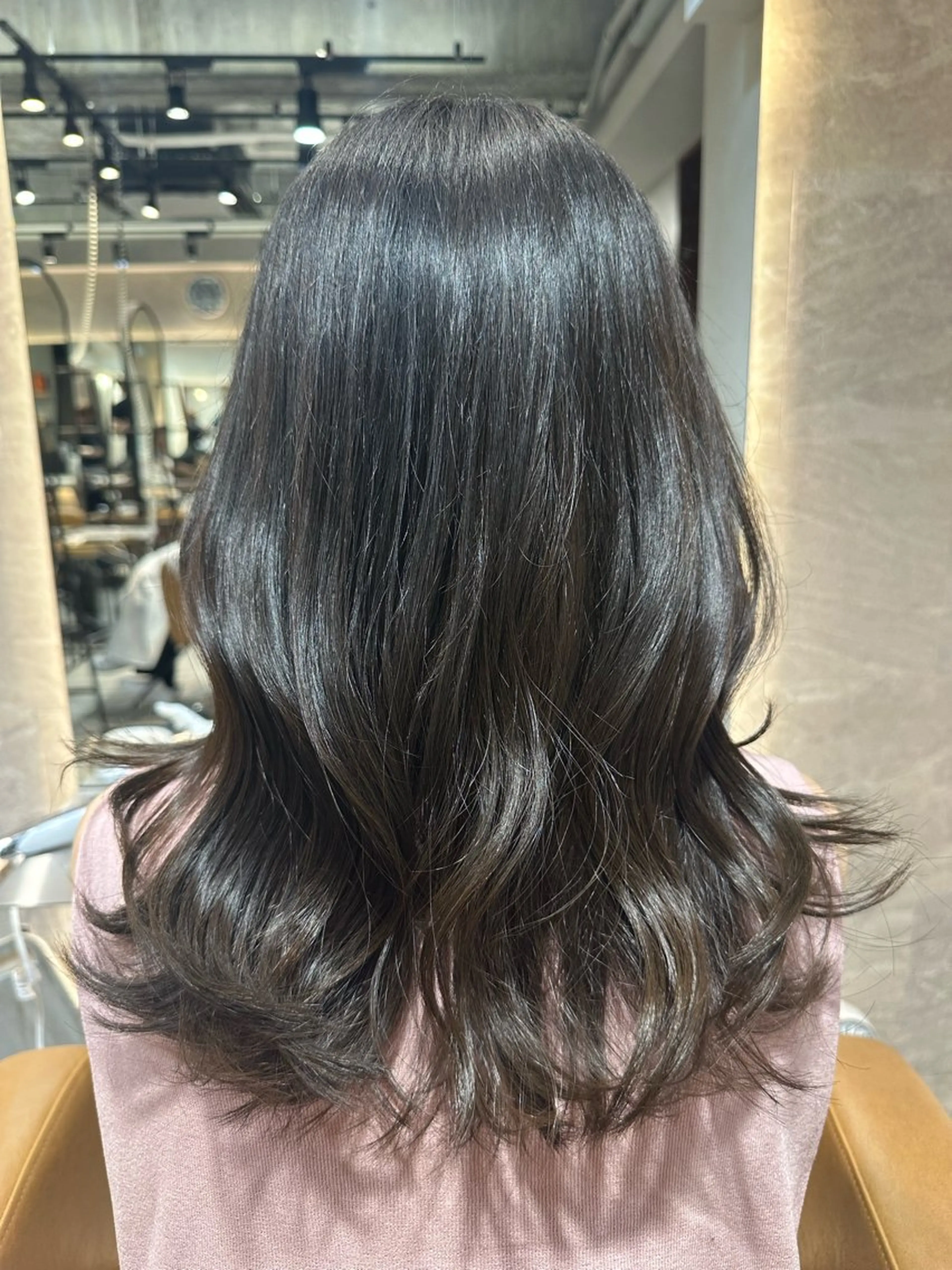 ロング カラー グレージュ レイヤー/艶髪/ 髪質改善/YUYAのヘアスタイル