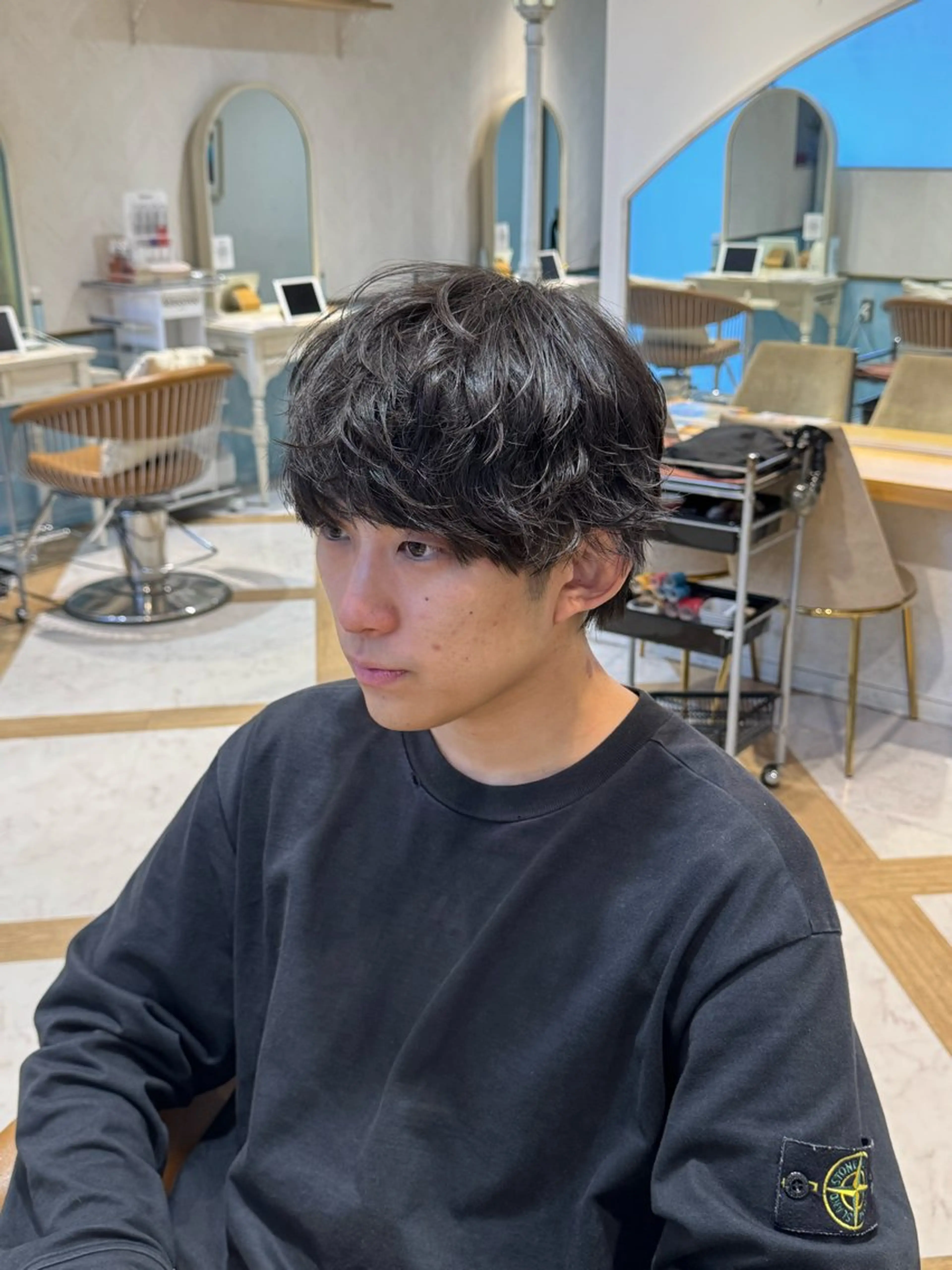 メンズ カット Lond  strada所属・ハクヤ心斎橋 パーマ/縮毛矯正のヘアスタイル