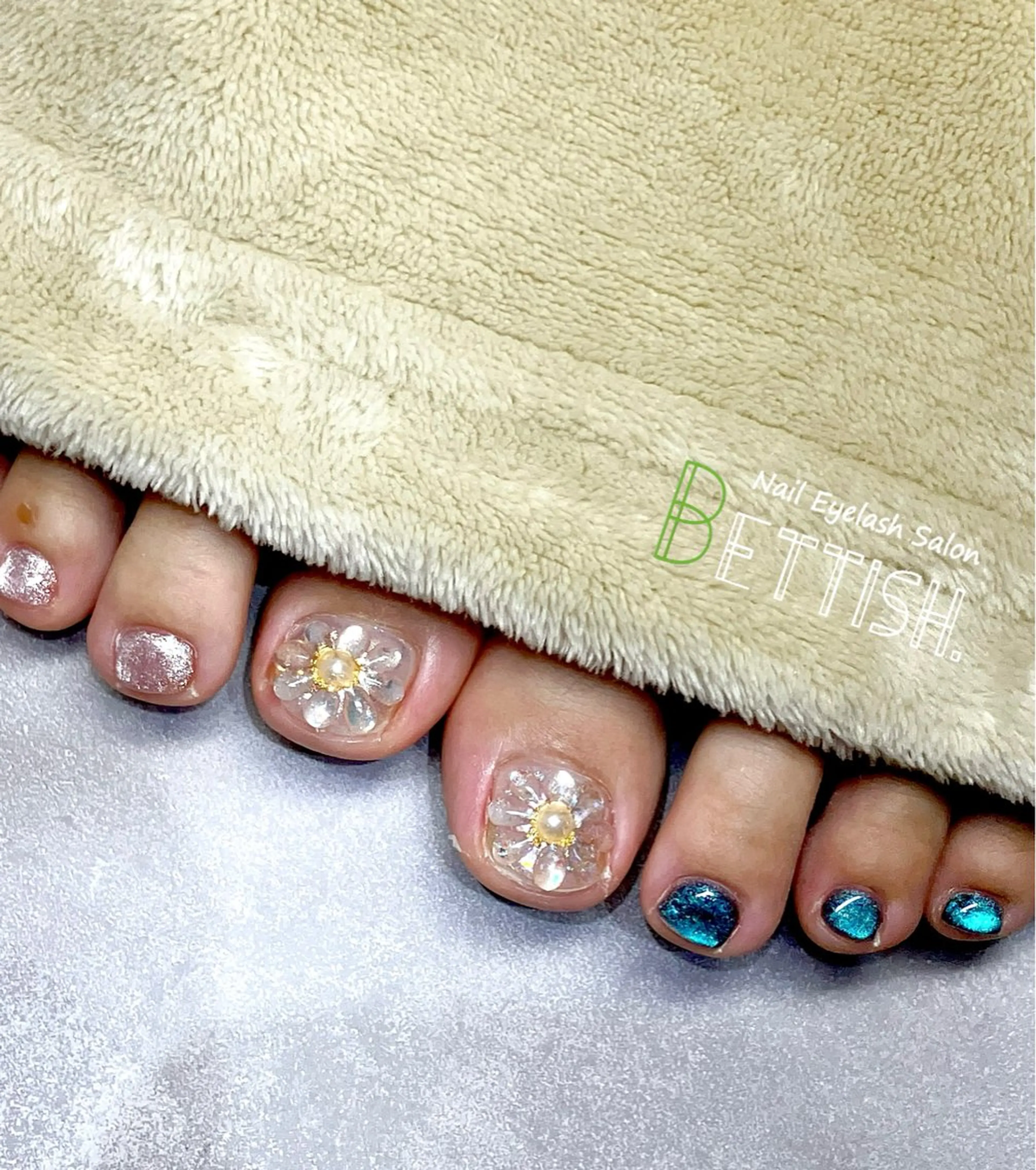 ネイル フラワーネイル フットネイル BETTISH. KUMIKO☺︎︎のネイルデザイン