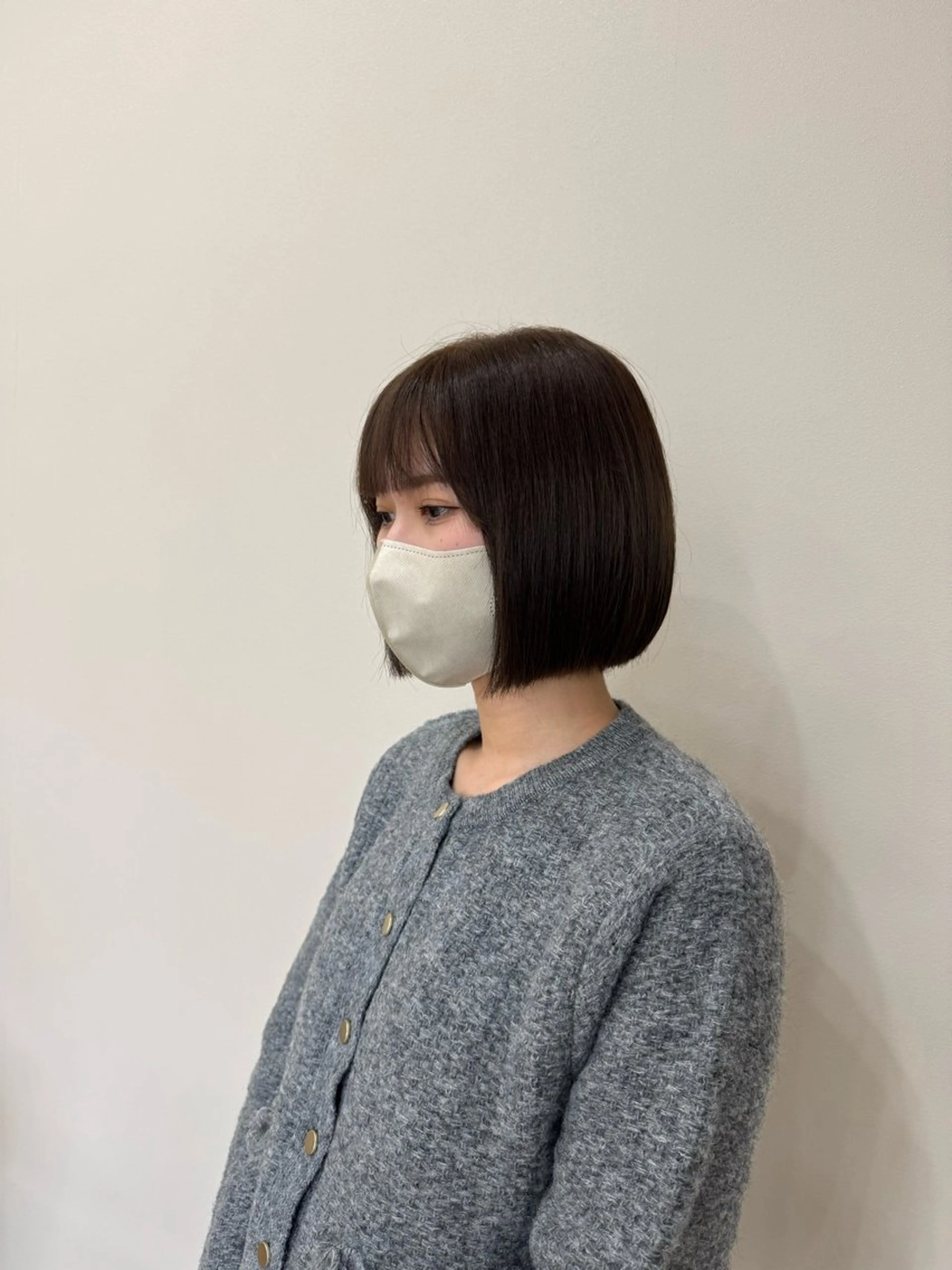 ショート 前下がりボブ ボブ 小顔カット HAIR  SALON  I'LL所属・石川 愛のヘアスタイル