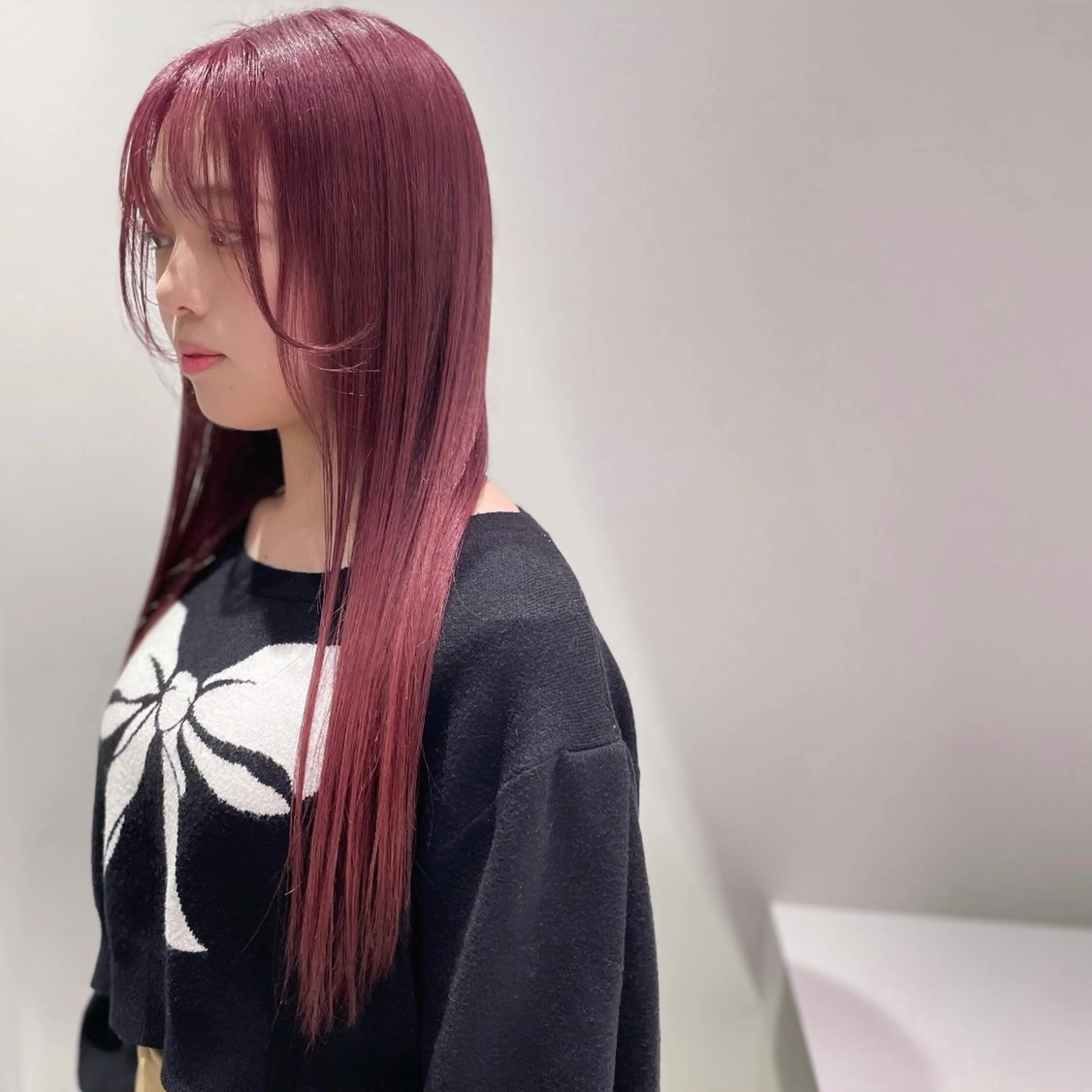 ロング カラー 佐野 えり奈のヘアスタイル