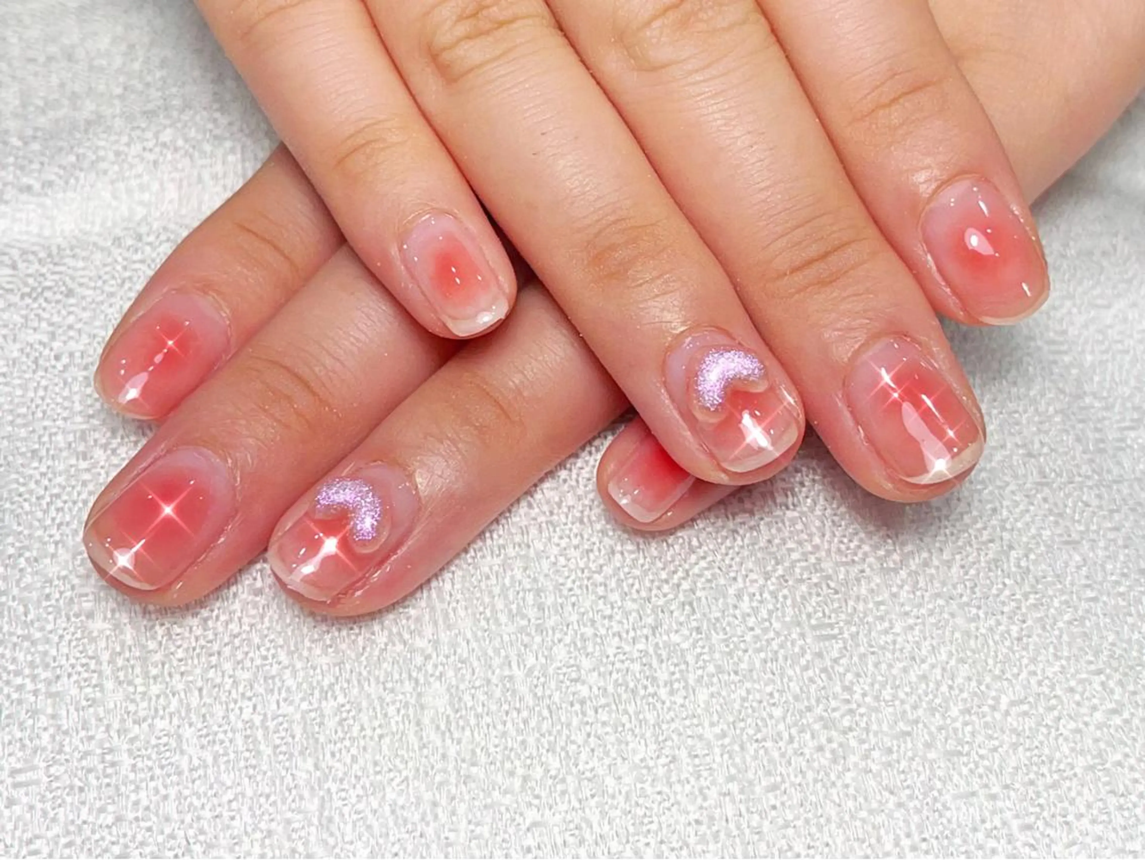 ネイル チークネイル ToliyDeliy Nail Salonのネイルデザイン