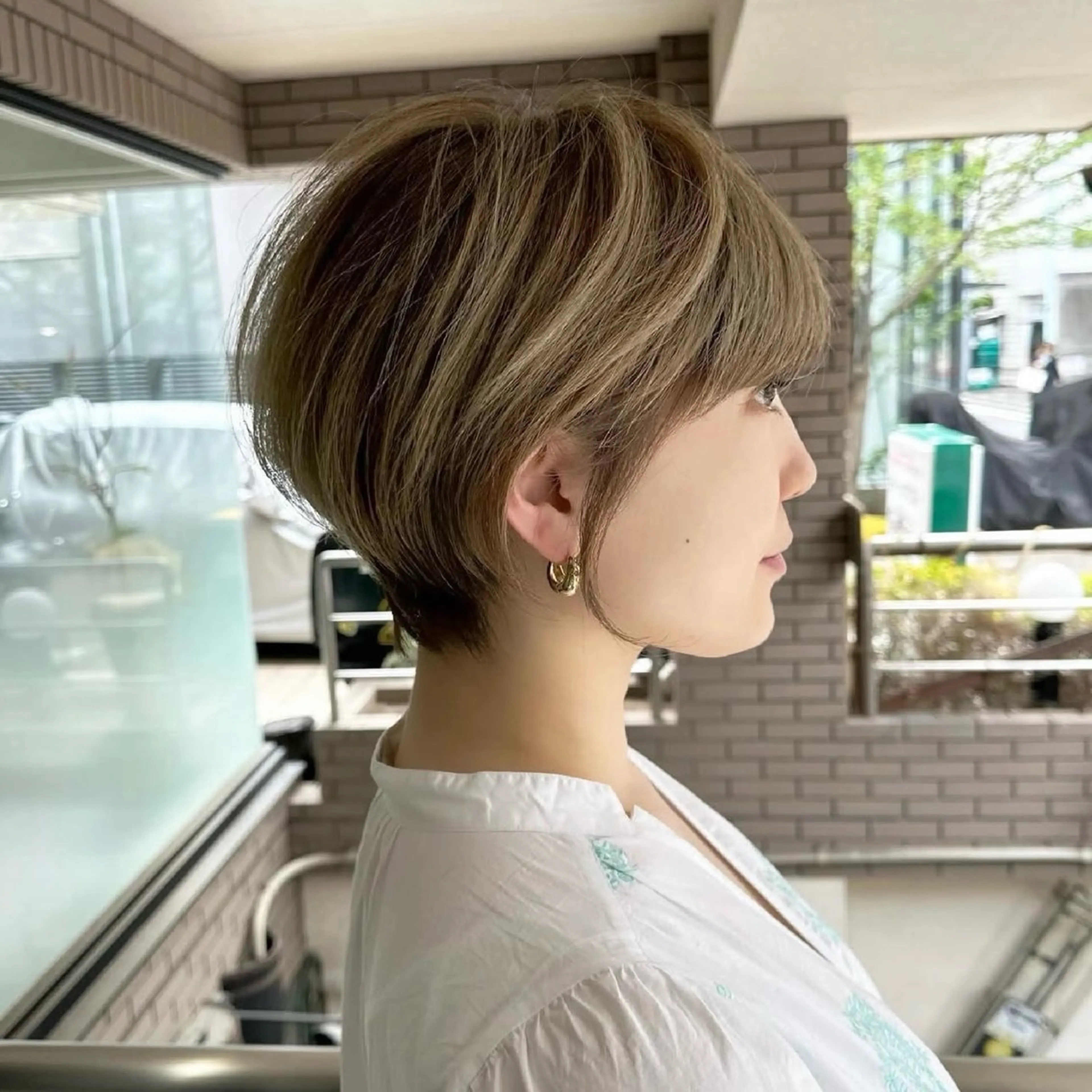 ショート 透明感カラー ふうか　渋谷のヘアスタイル