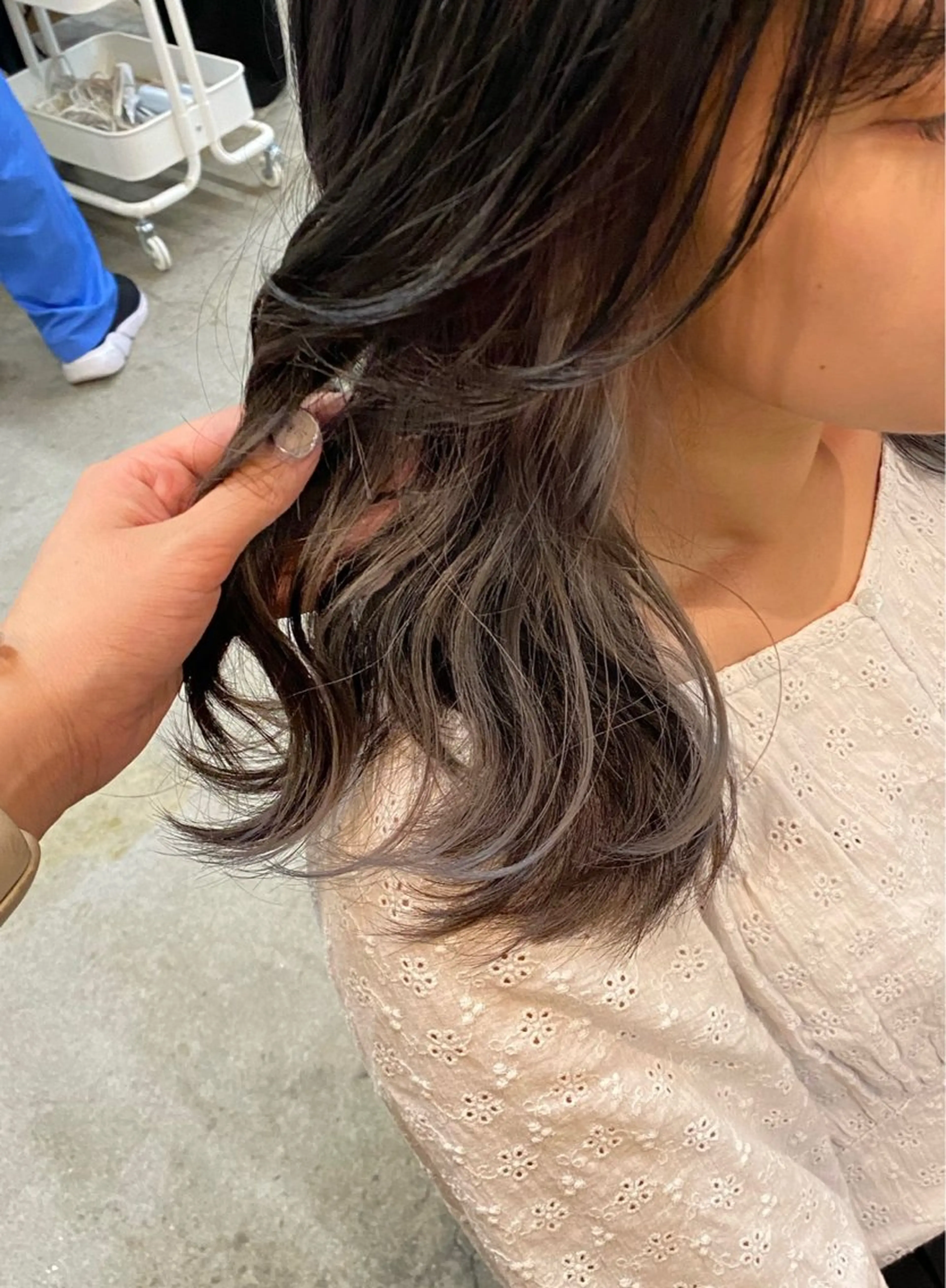 ミディアム ヘアカラー トリートメント NIKO/名古屋/ 伏見/花屋併設のヘアスタイル