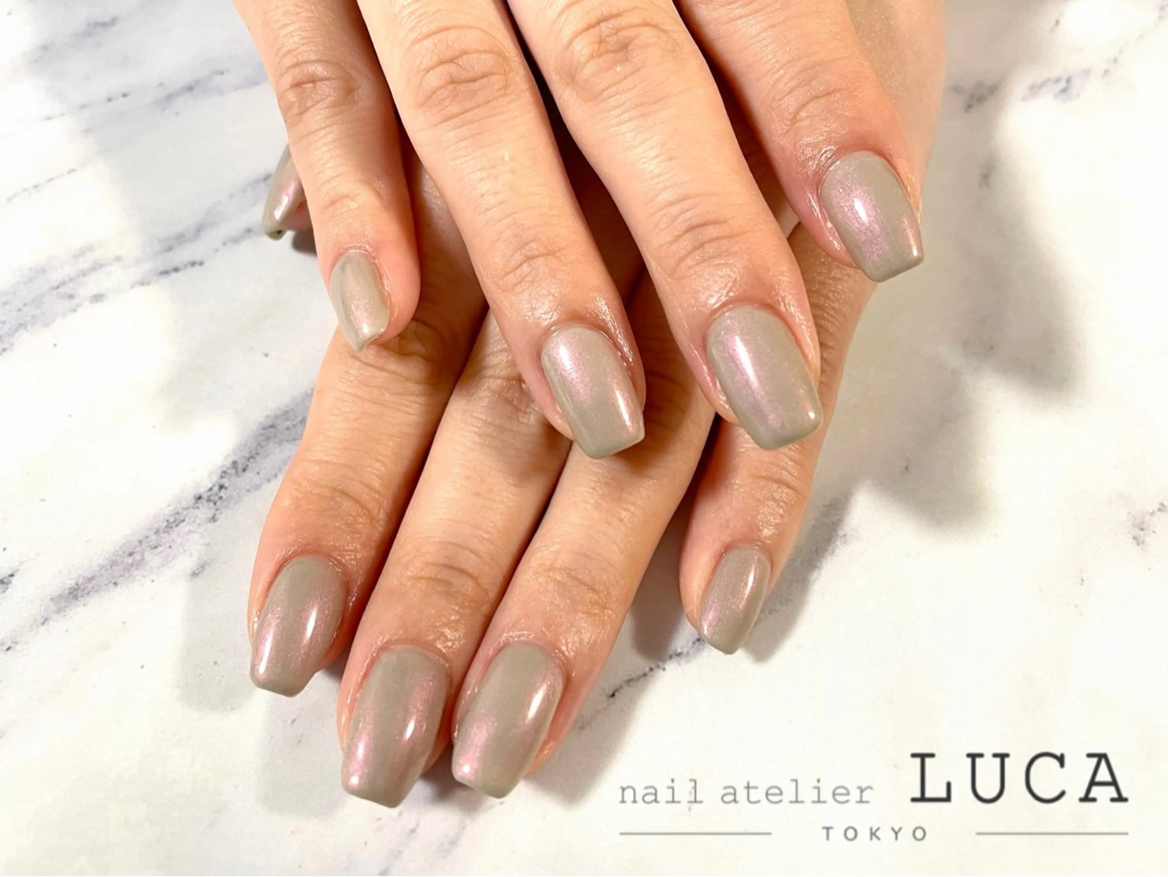 ネイル フレンチネイル ジェルネイル パラジェル ハンドネイル ネイルアトリエルカ 落合のネイルデザイン