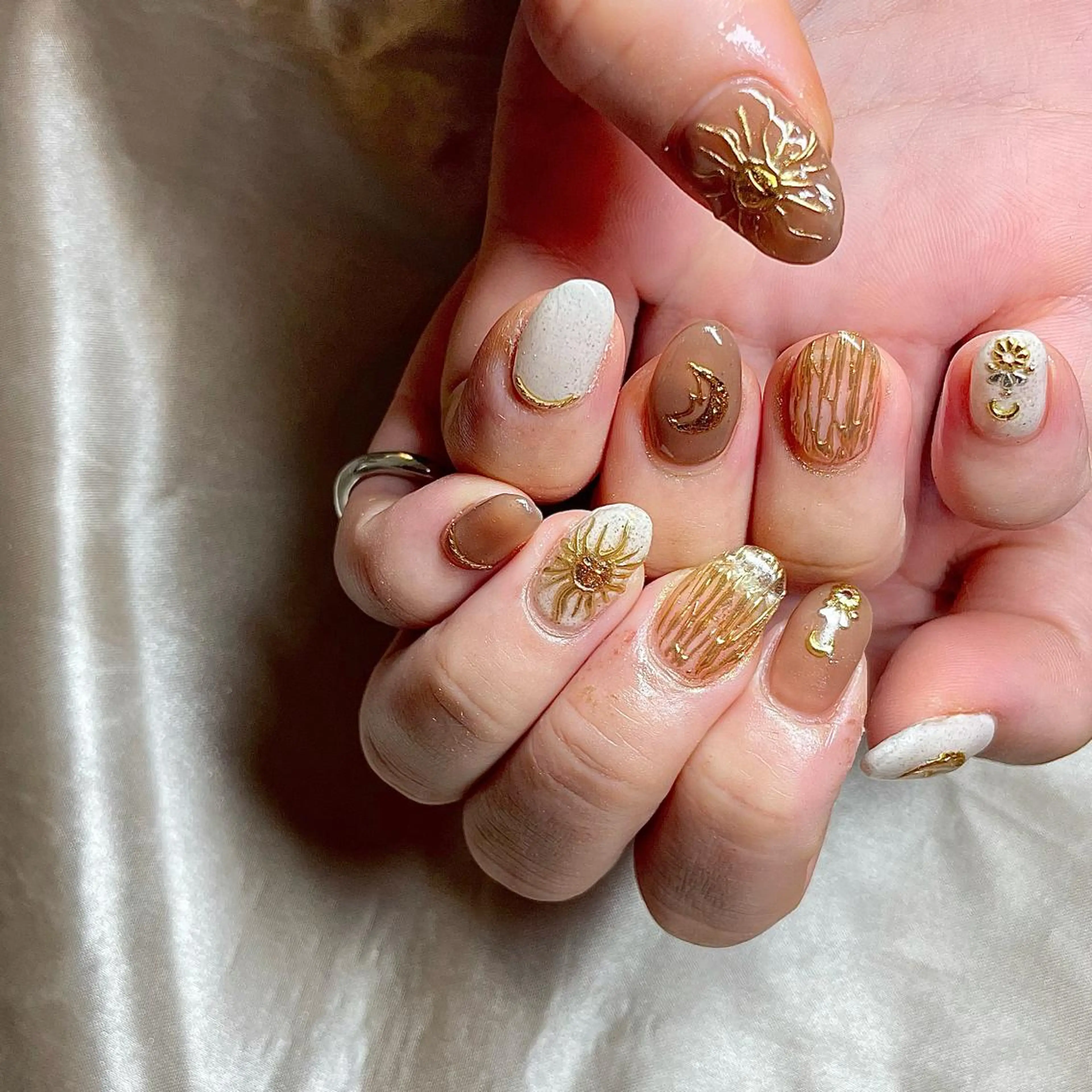 ミディアム カラー パーマ ヘアアレンジ メンズ キッズ ネイル マツエク・マツパ アイブロウ nail&eye Aoのマツエク・マツパデザイン