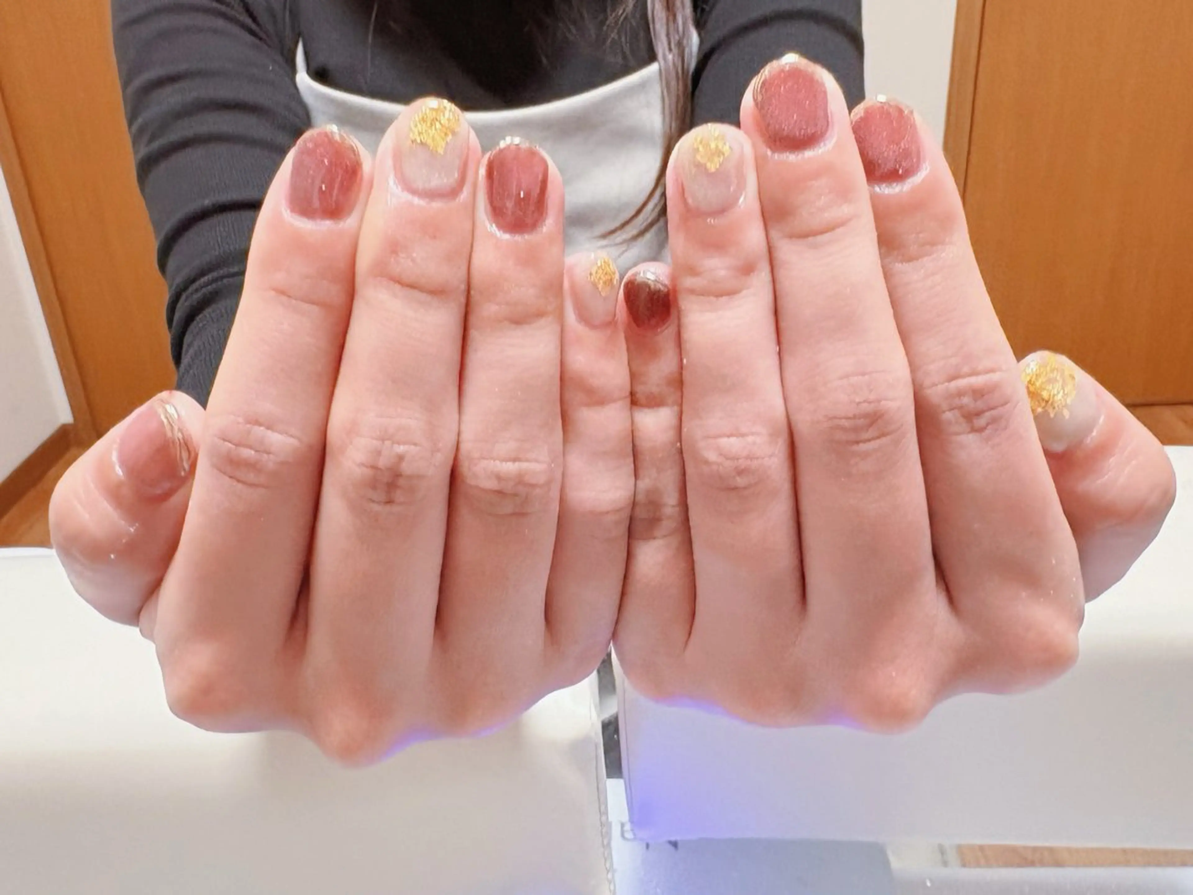 ネイル アートネイル マグネットネイル ネイルサロン　ココル所属・ネイルサロン ココルのネイルデザイン