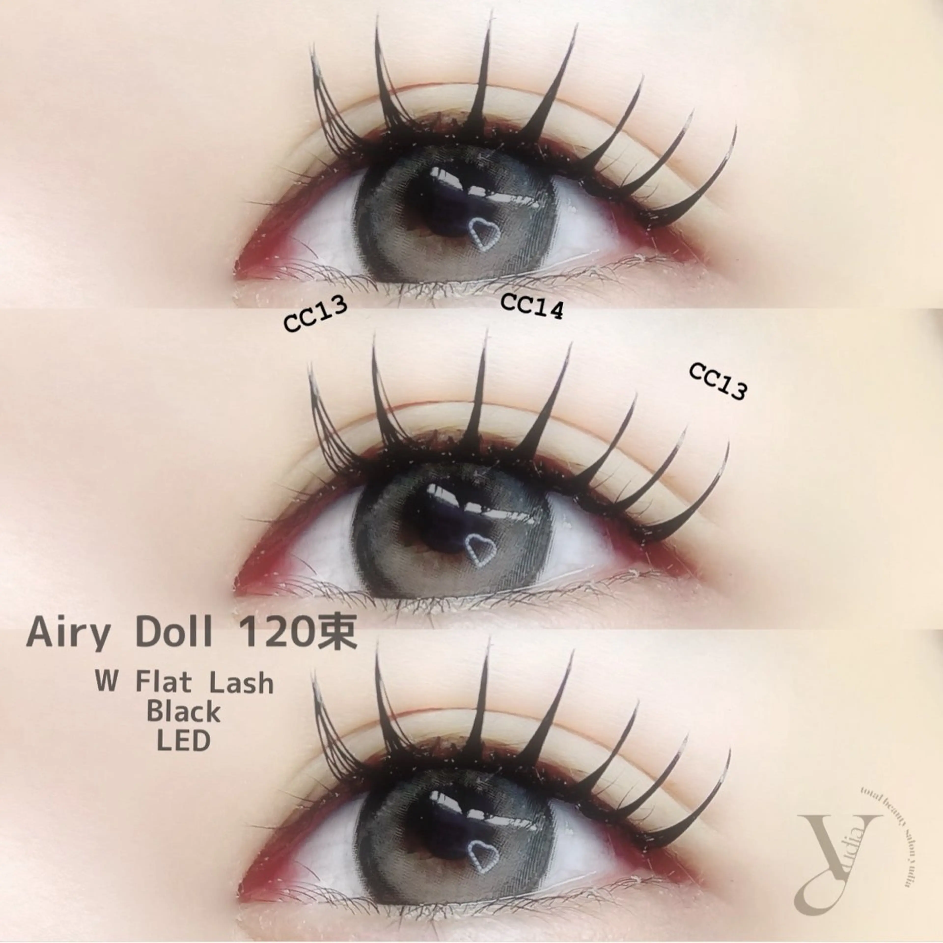 マツエク・マツパ フラットラッシュ マツエク 𝐧𝐞𝐨𝐧新宿 ❤️𝐀𝐲𝐚のマツエク・マツパデザイン