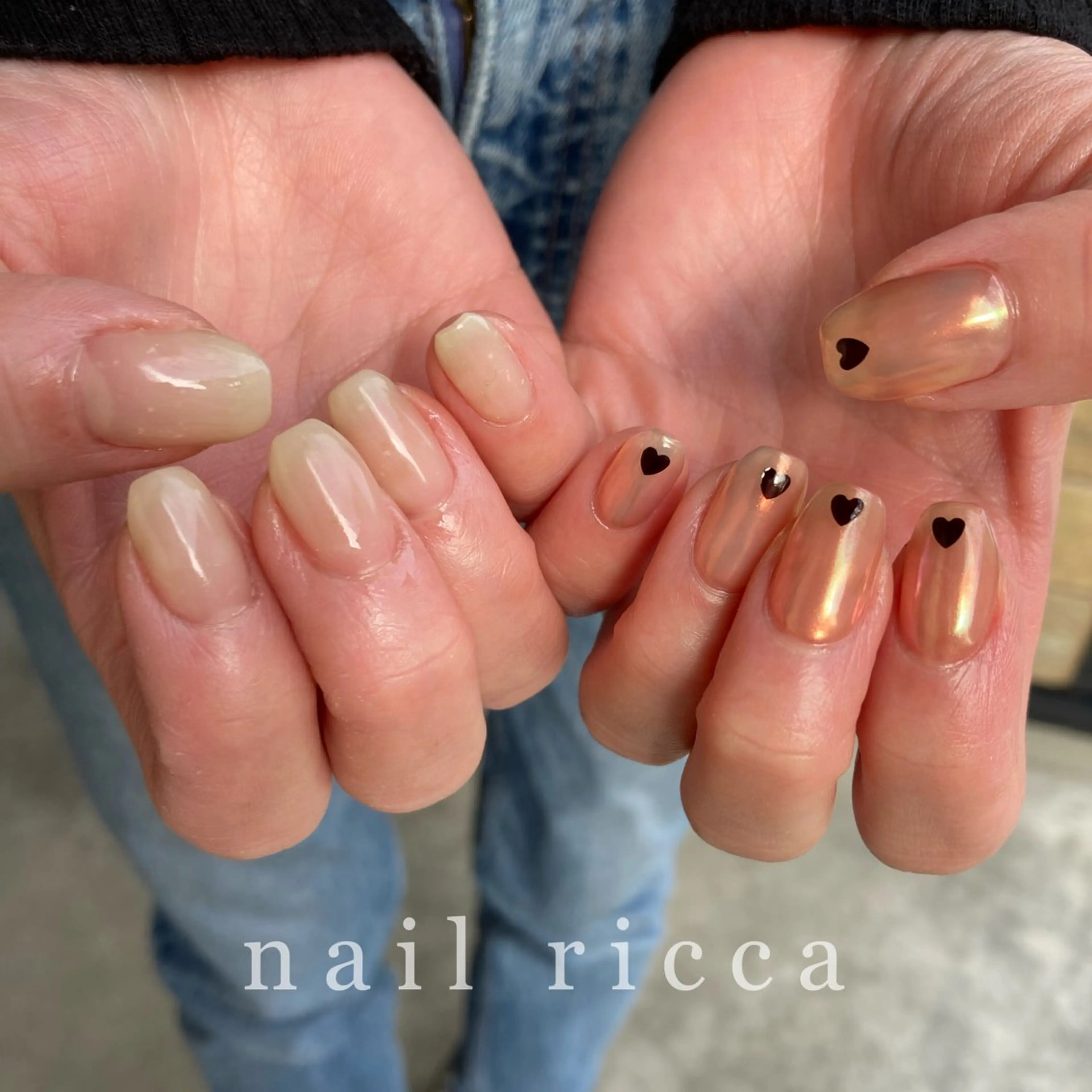 ネイル バレンタイン リビングサロン ricca【リッカ】のネイルデザイン