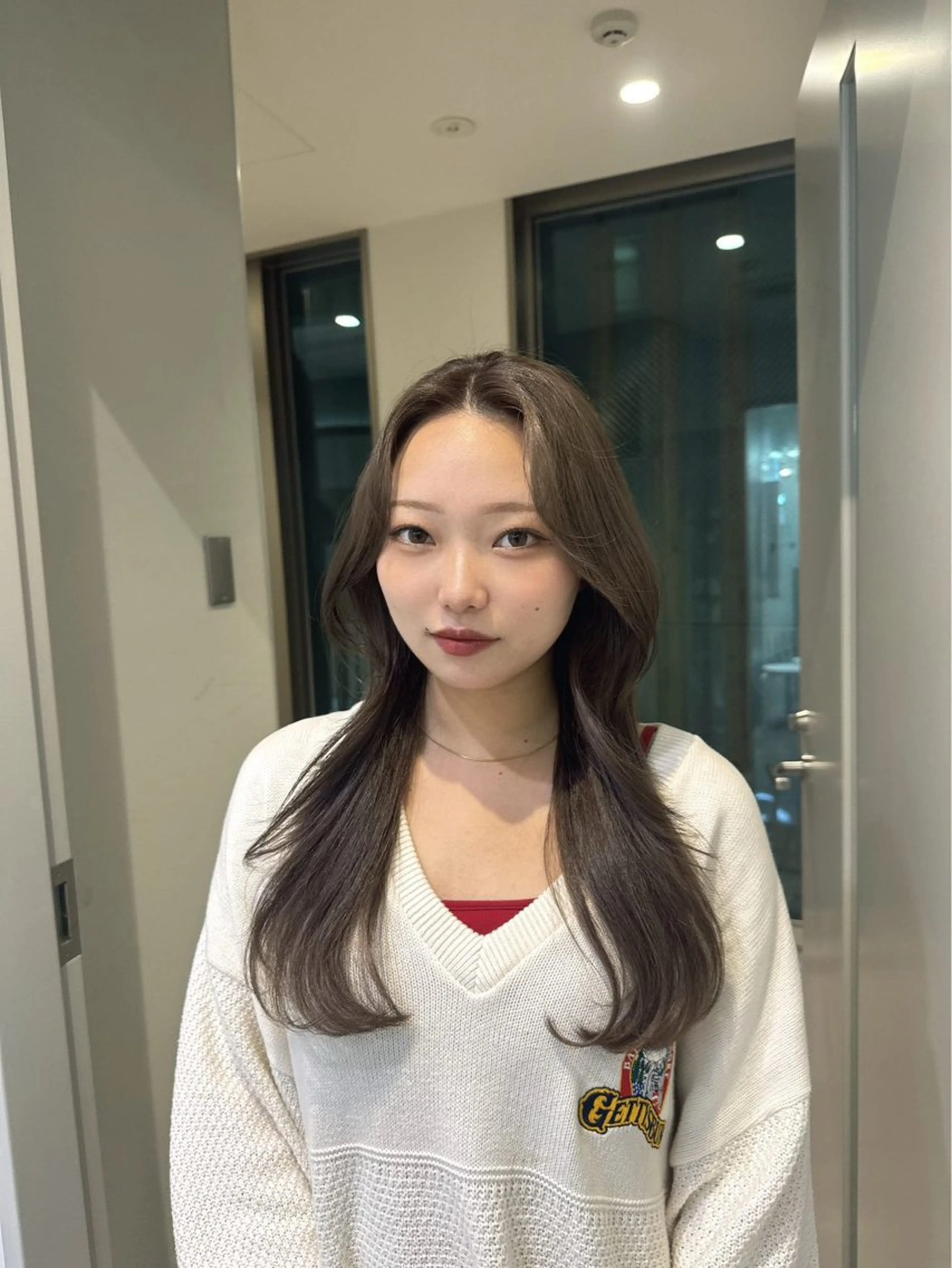 ロング カラー ブリーチ ブリーチなしカラー ハイトーン/ピンク カラー/めい🎀のヘアスタイル