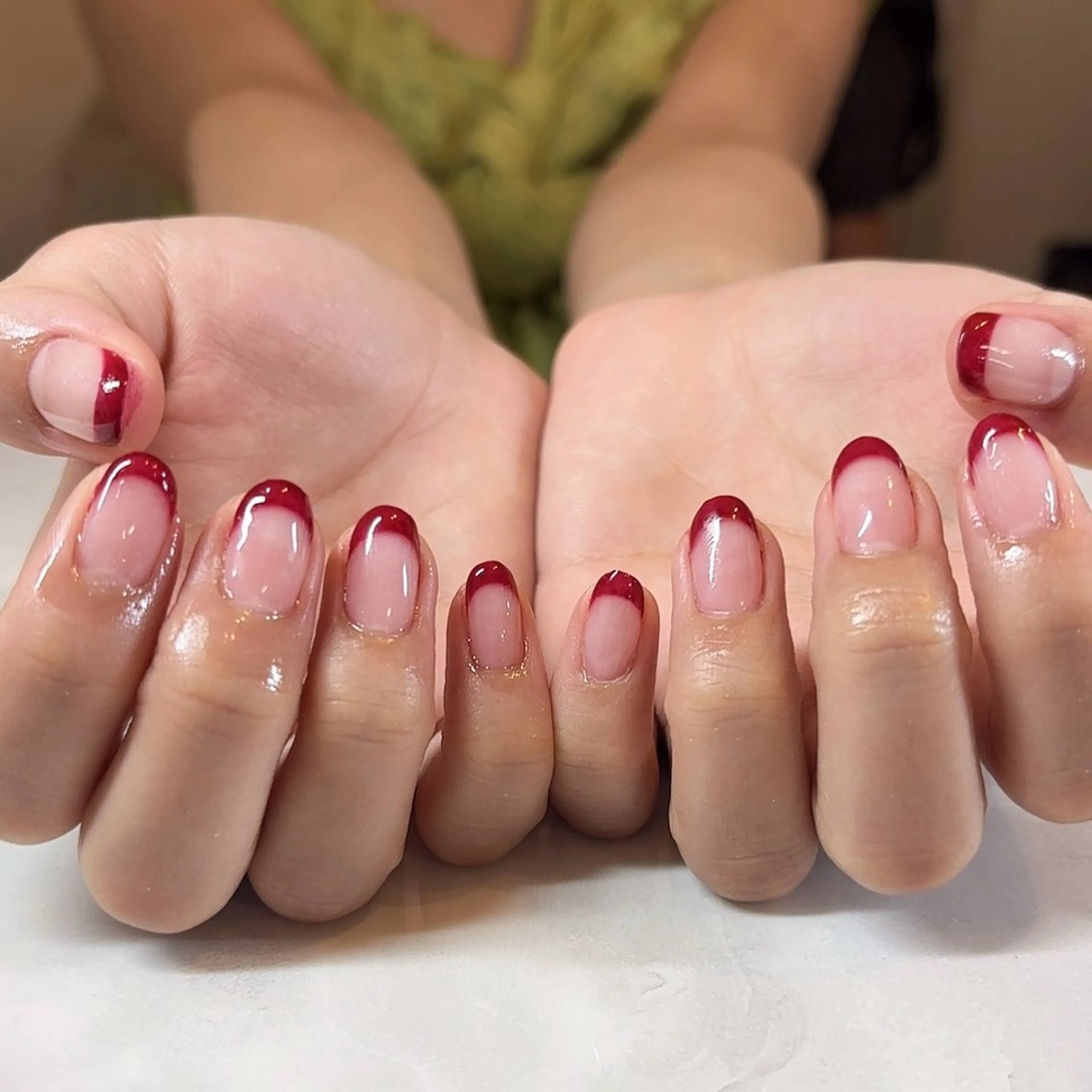 ネイル フレンチネイル ハンドネイル mimi やとみのネイルデザイン