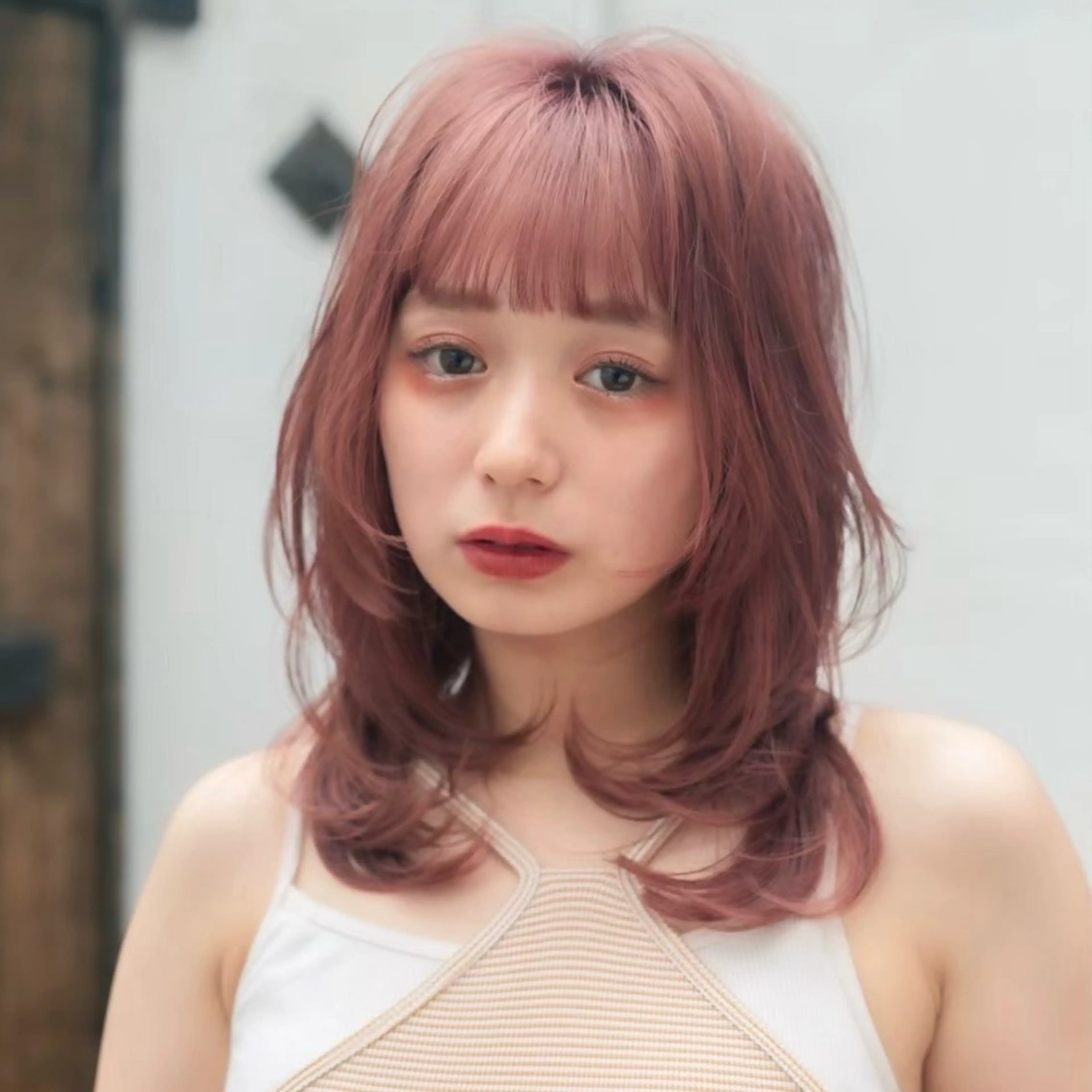 セミロング Misaki /ボブ/縮毛矯正のヘアスタイル