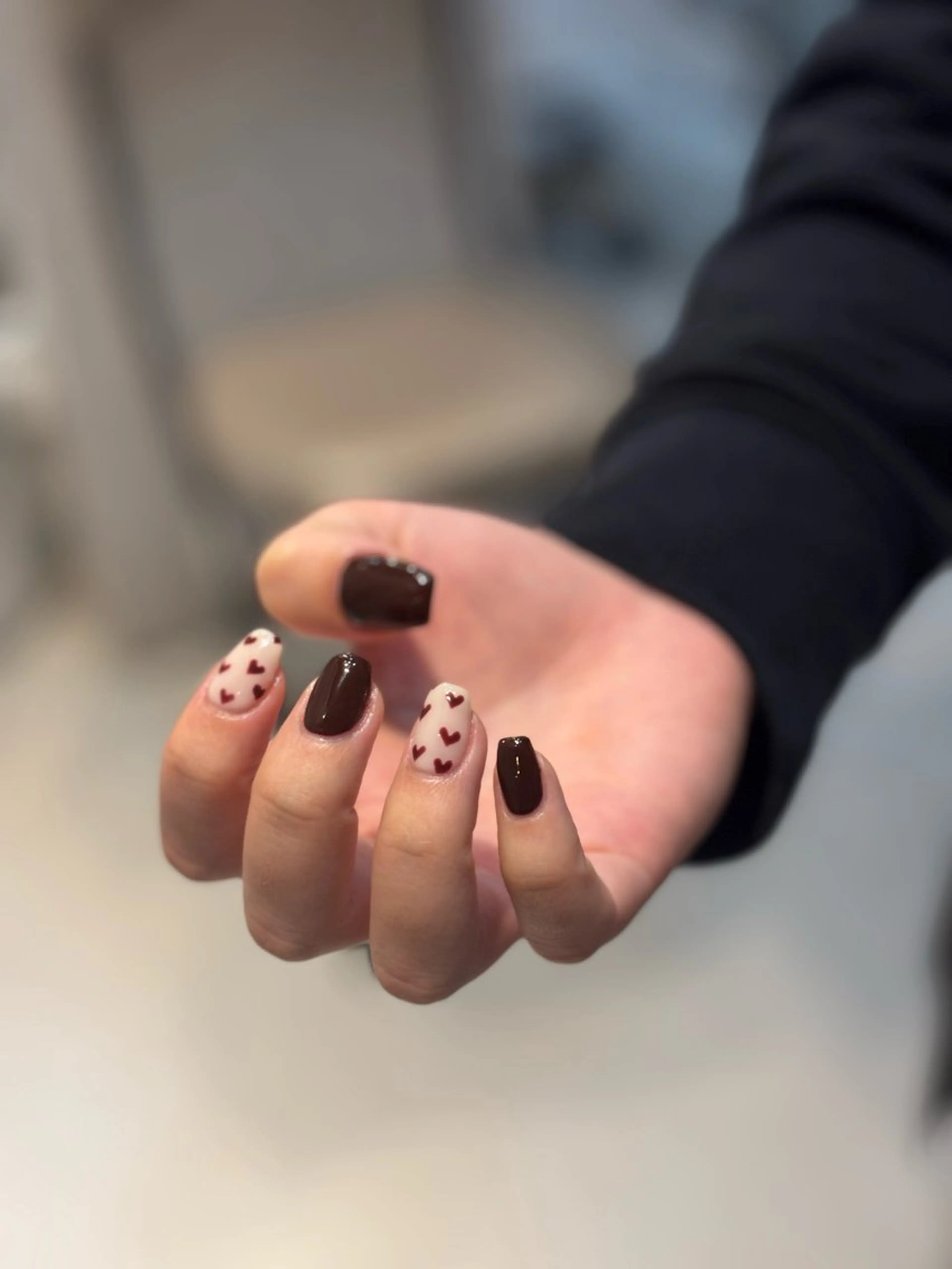 ネイル ハート ハンドネイル plume. MIHOSHIのネイルデザイン