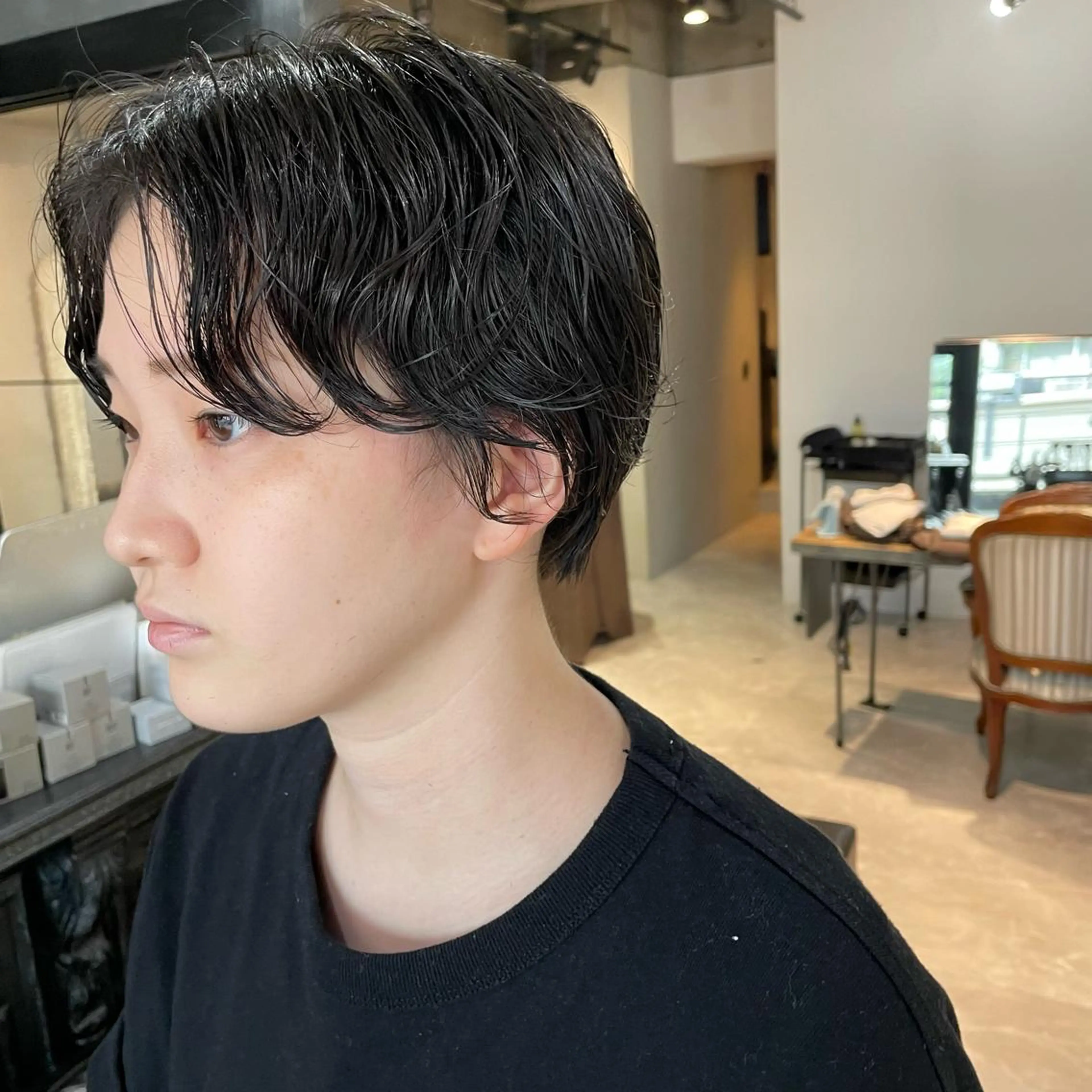 ショート パーマ カット パーマ トリートメント kvell by urban.所属・ショート・ボブ ・ウルフ✂︎IMAIのヘアスタイル