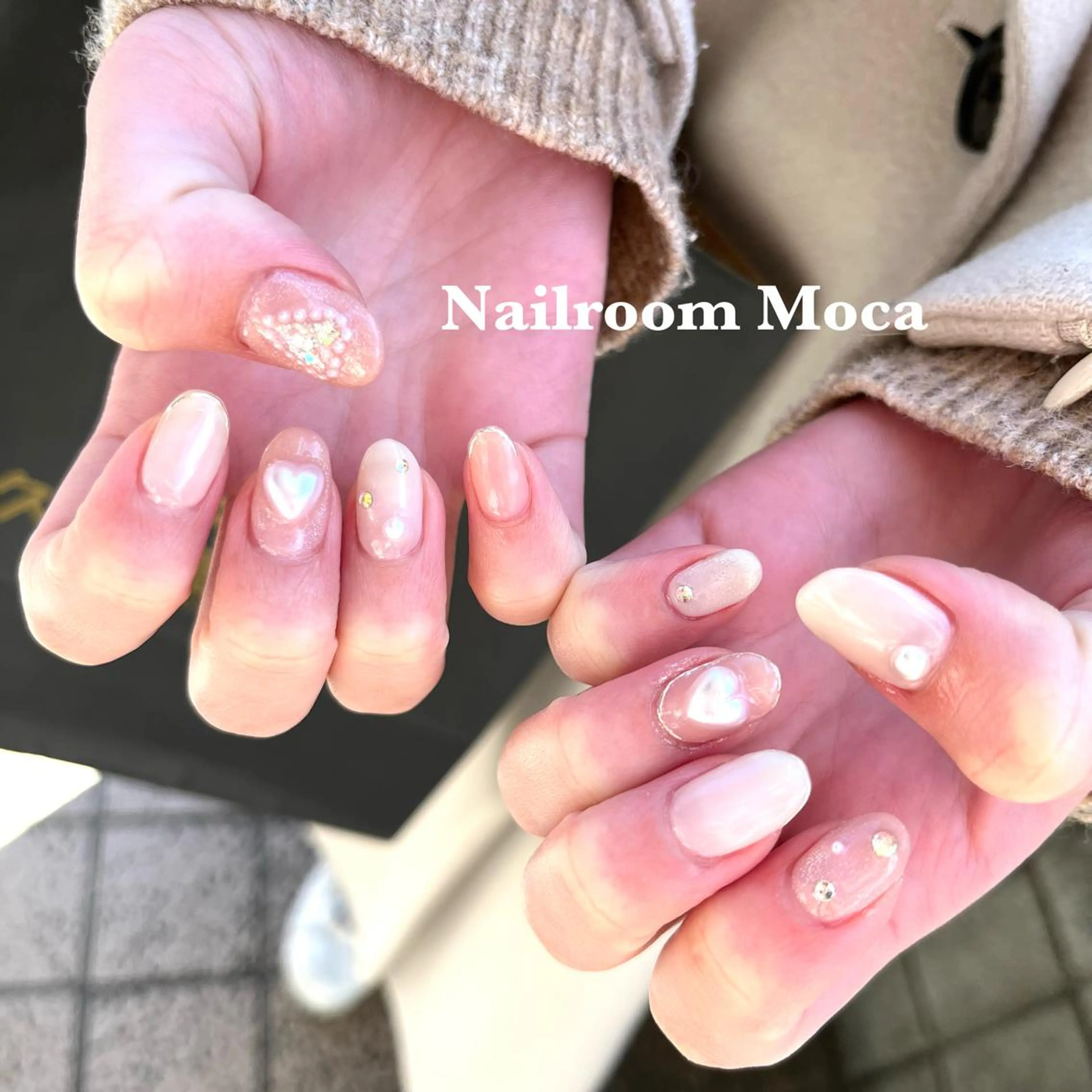 ネイル 韓国ネイル Nailroom Mocaのネイルデザイン