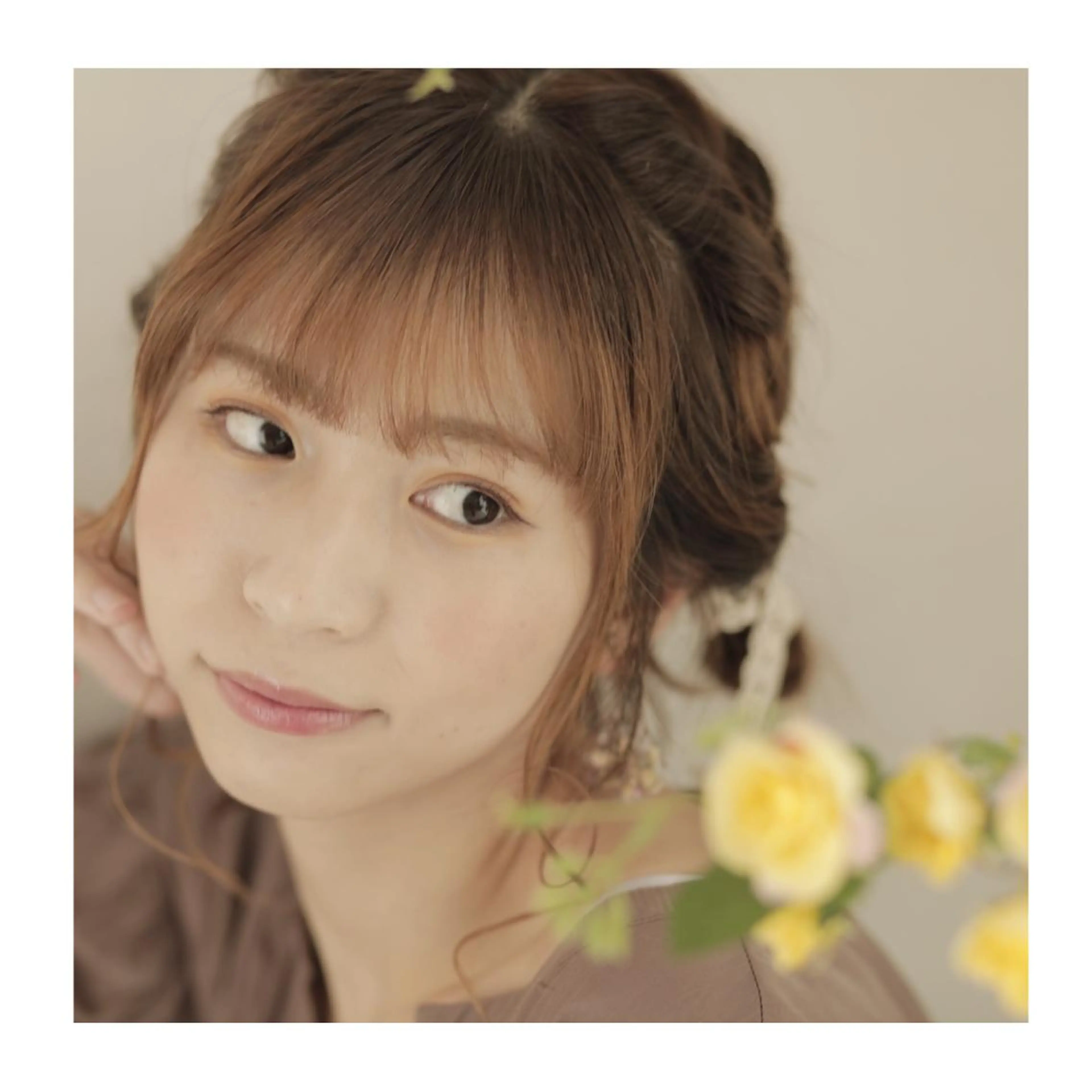 ミディアム ヘアアレンジ ❁⃘ ち だ り さ ❁⃘のヘアスタイル