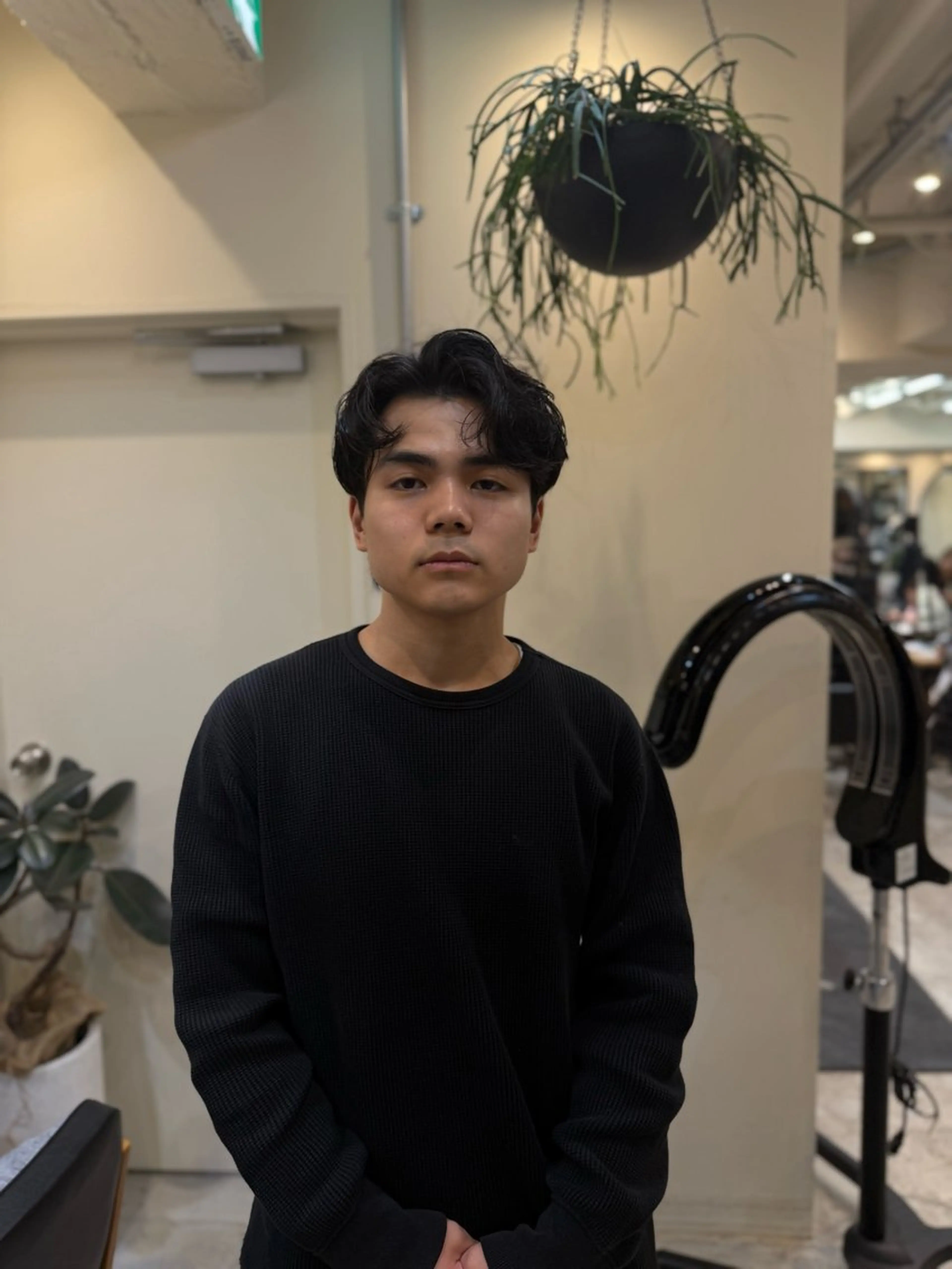 メンズ 赤木蓮/メンズ特化 パーマ/ハイトーンのヘアスタイル