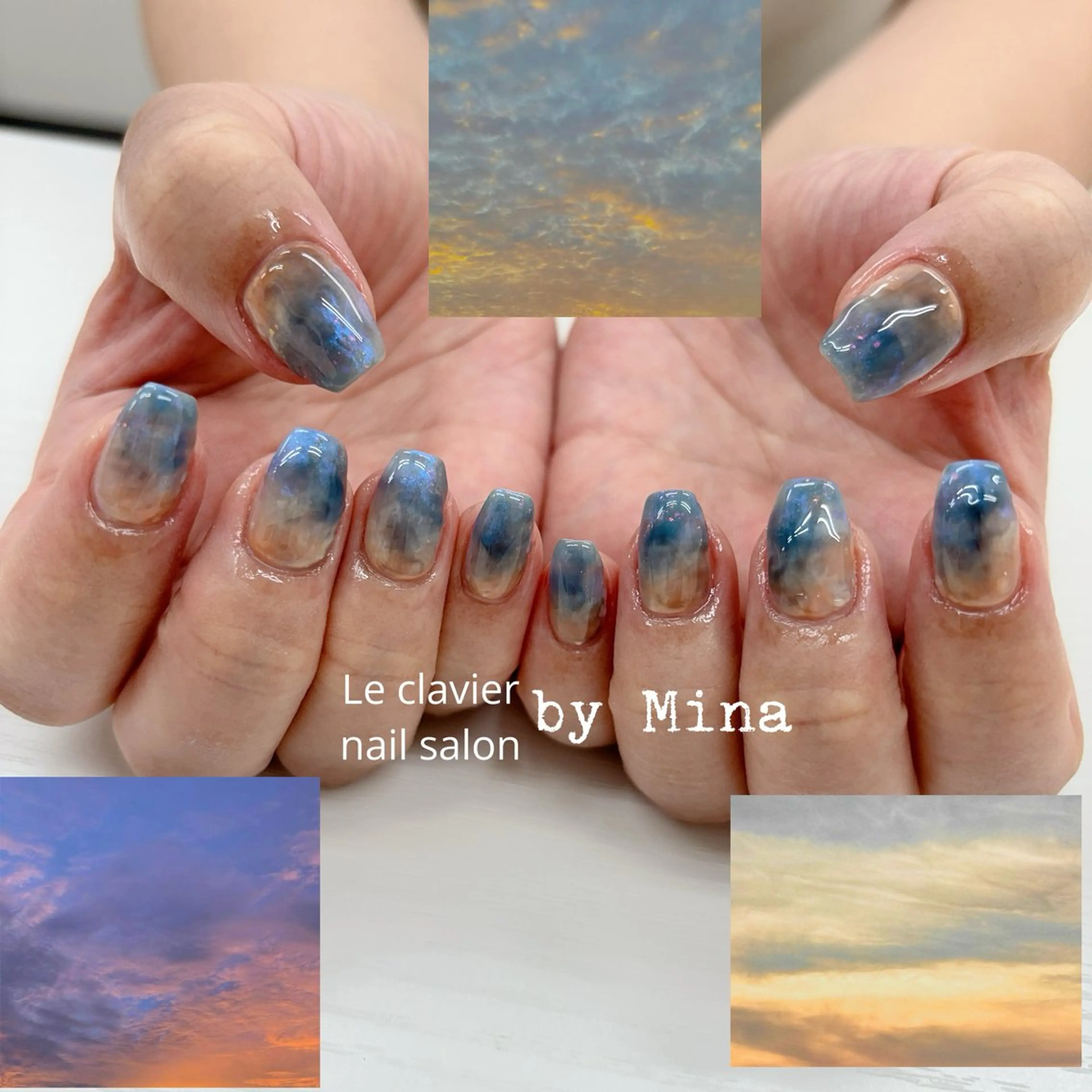 ネイル アートネイル 長さ出し ジェルネイル パラジェル スカルプネイル ハンドネイル ハンドケア Mina Nailのネイルデザイン