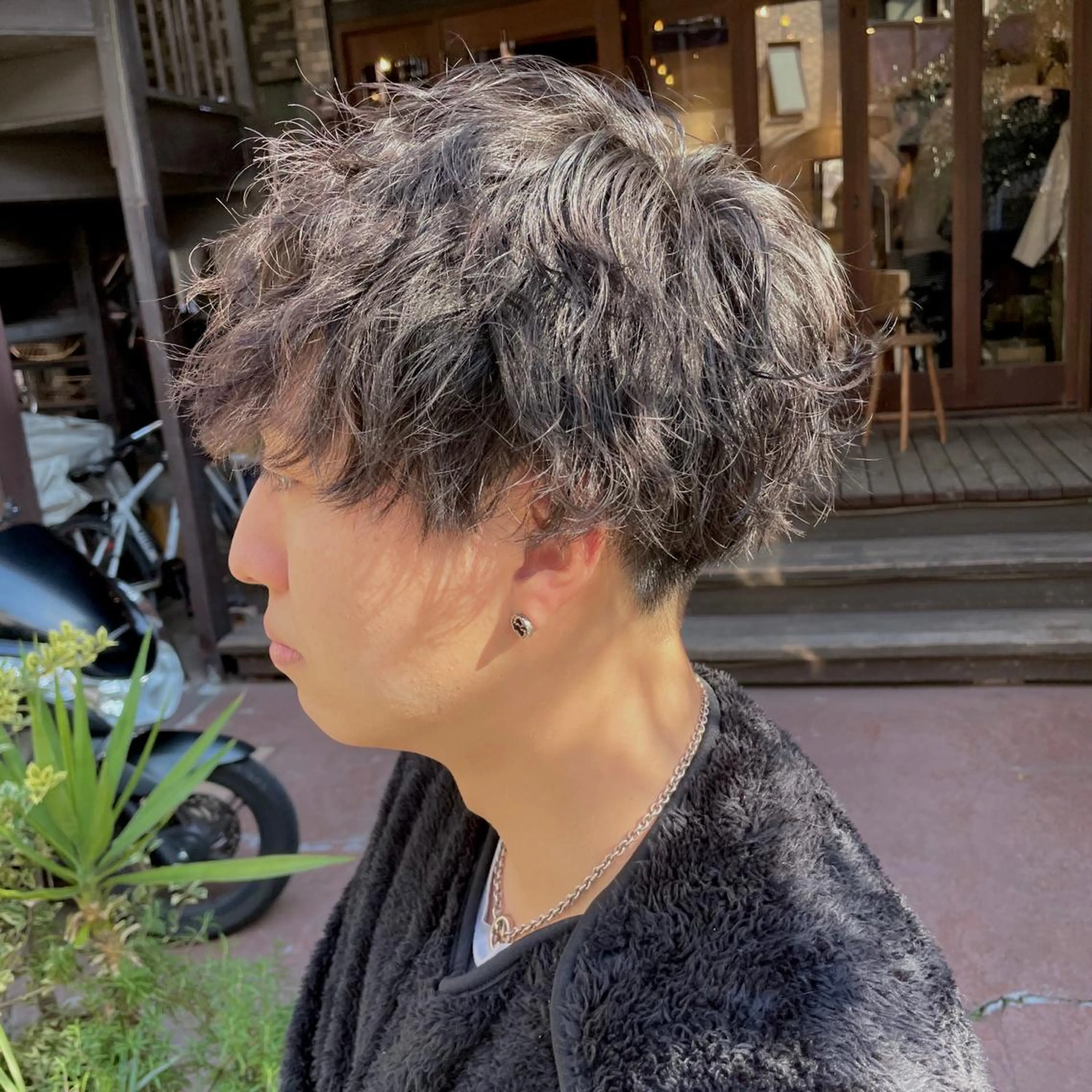 パーマ メンズ enntaku 新宿所属・MASANA 🎱ディレクターのヘアスタイル