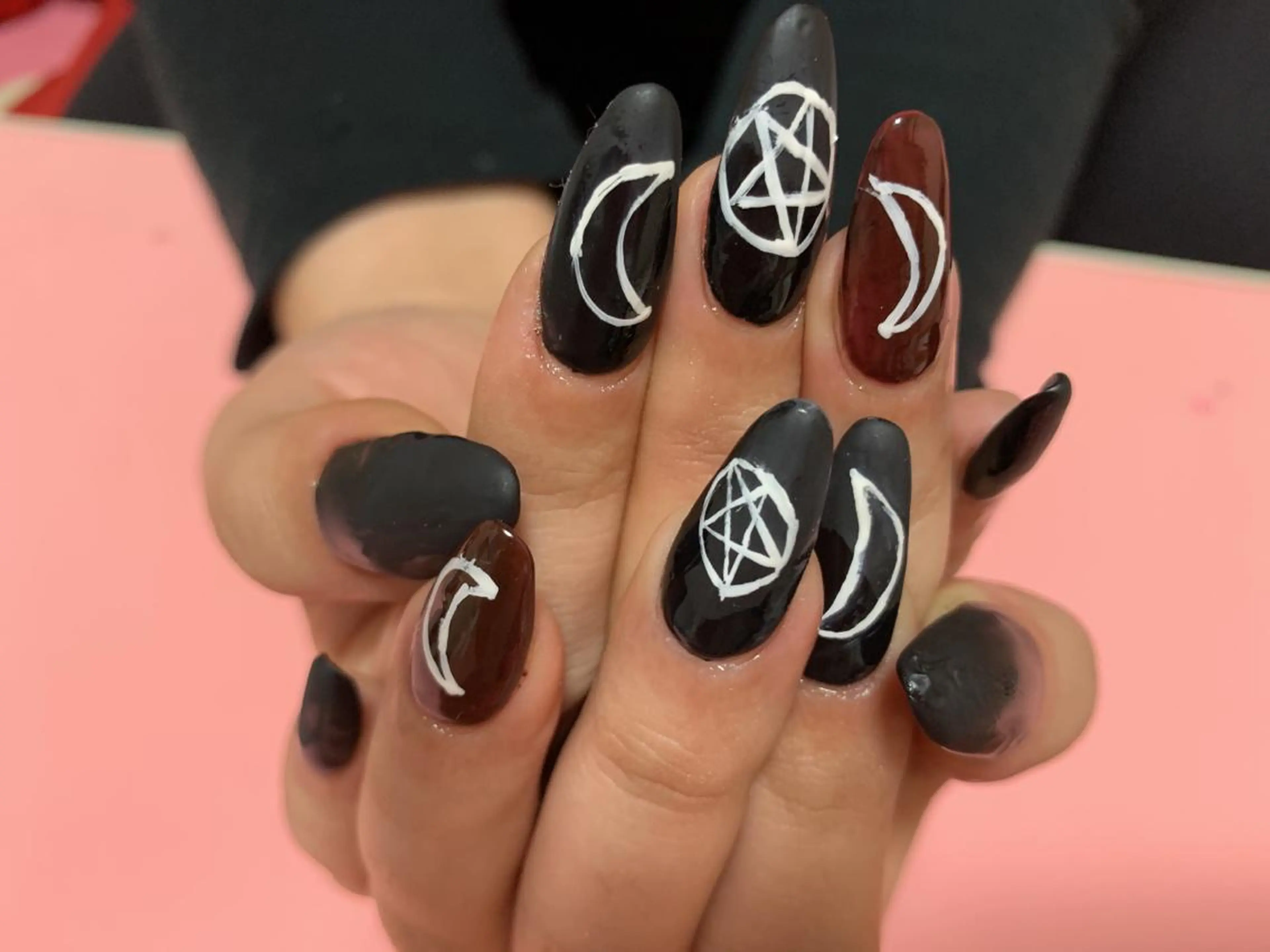 ネイル アートネイル マットネイル 上村 未来のネイルデザイン