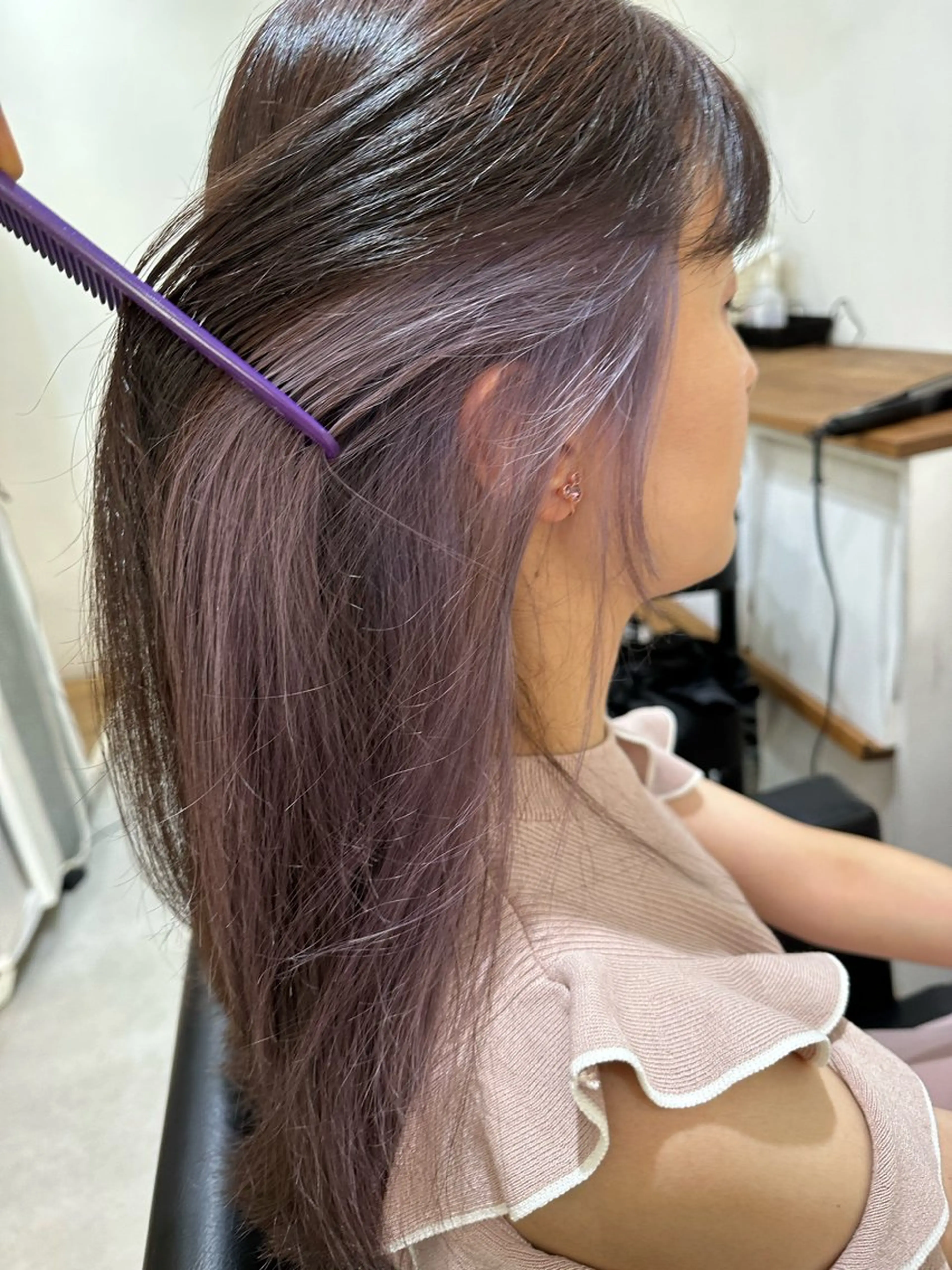 カラー 🐬脱白髪染めカラー 清水大世🐬のヘアスタイル