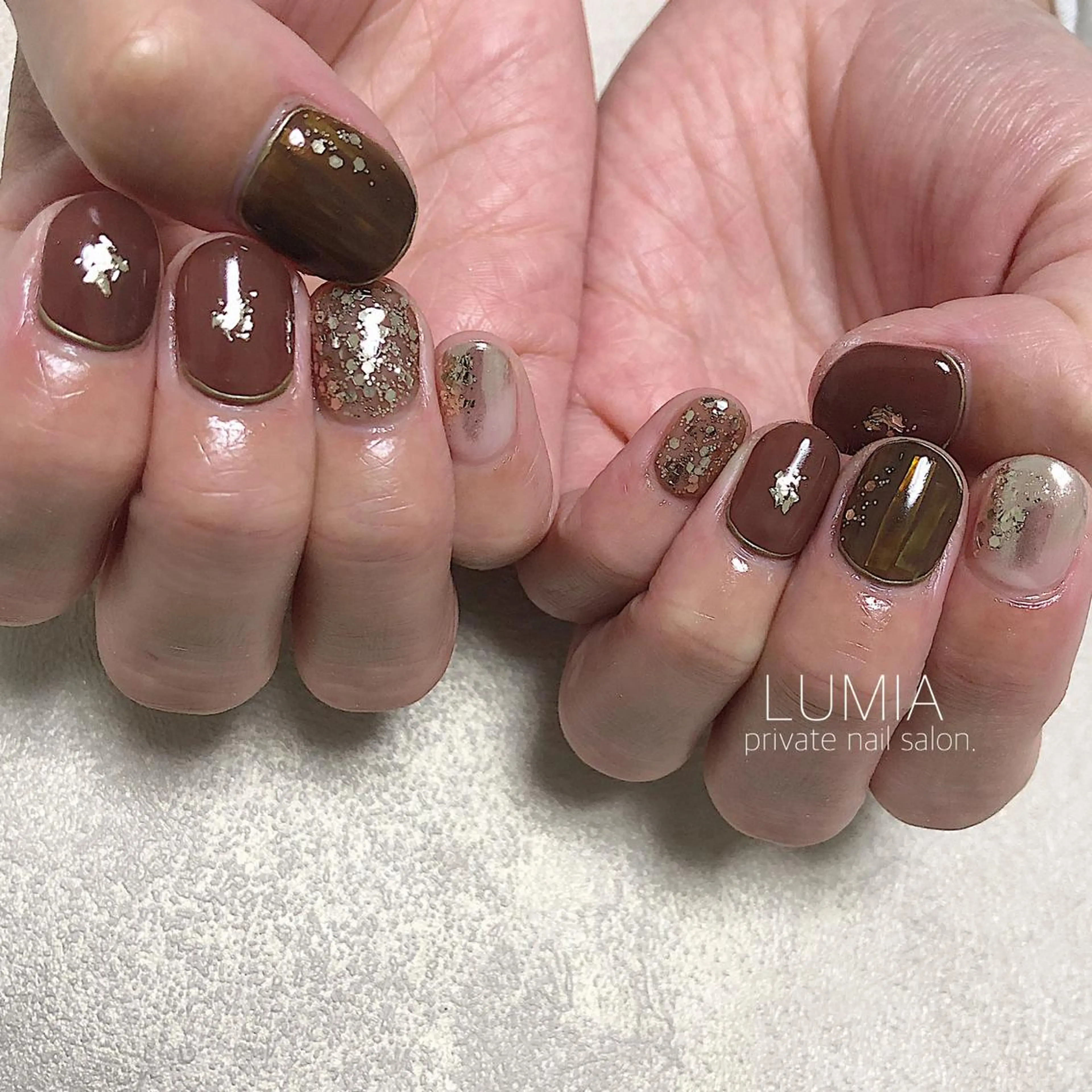 ネイル nail&eyelash Rine所属・Rine 放出 (リネ)のネイルデザイン