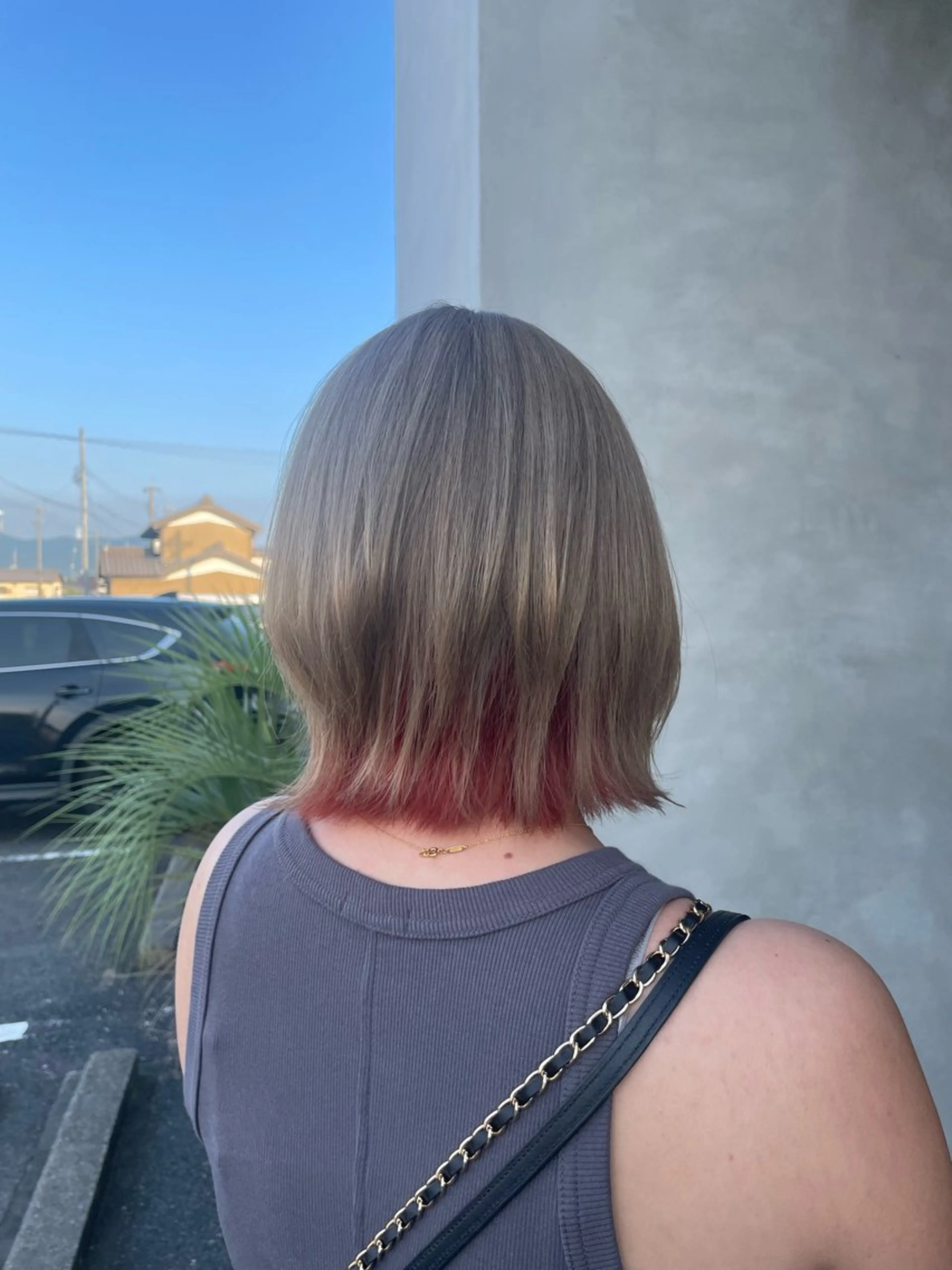 ミディアム カラー ヘアカラー 艶髪/透明感カラー/ 韓国/nonokaのヘアスタイル