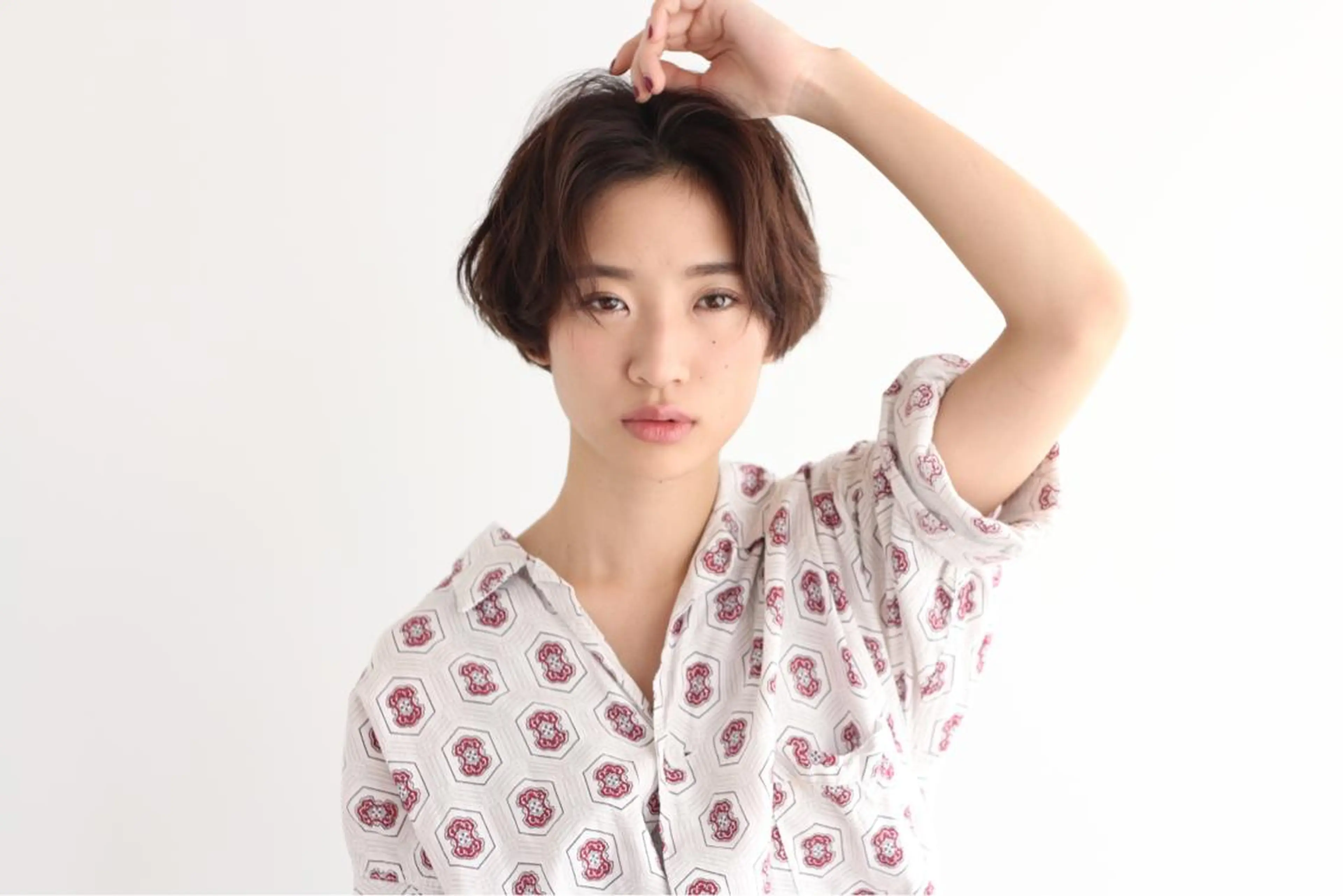 ショート パーマ ショートヘア くすもと なおやのヘアスタイル