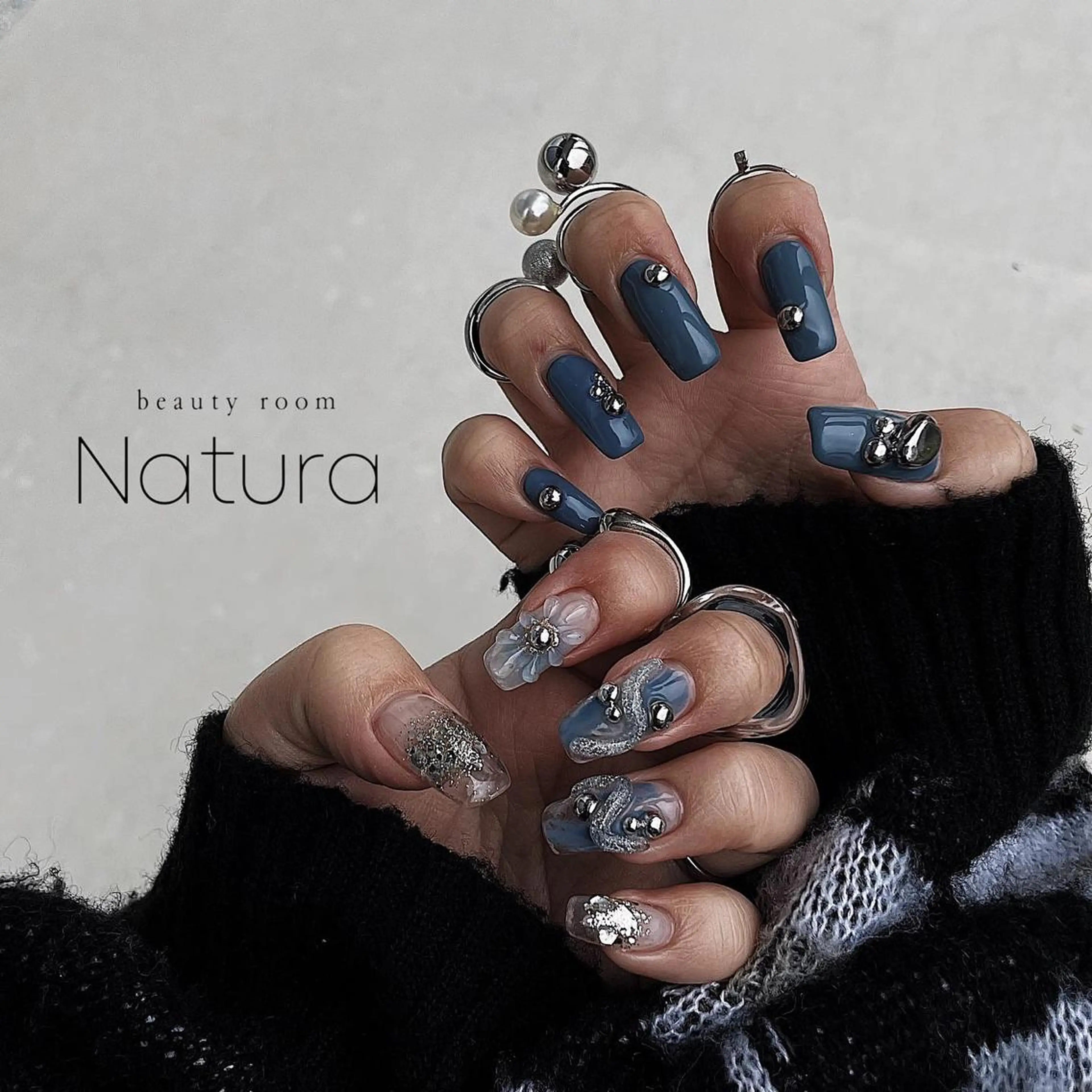 長さ出し10本 ＋ お任せデザイン 【オフ込み】の写真