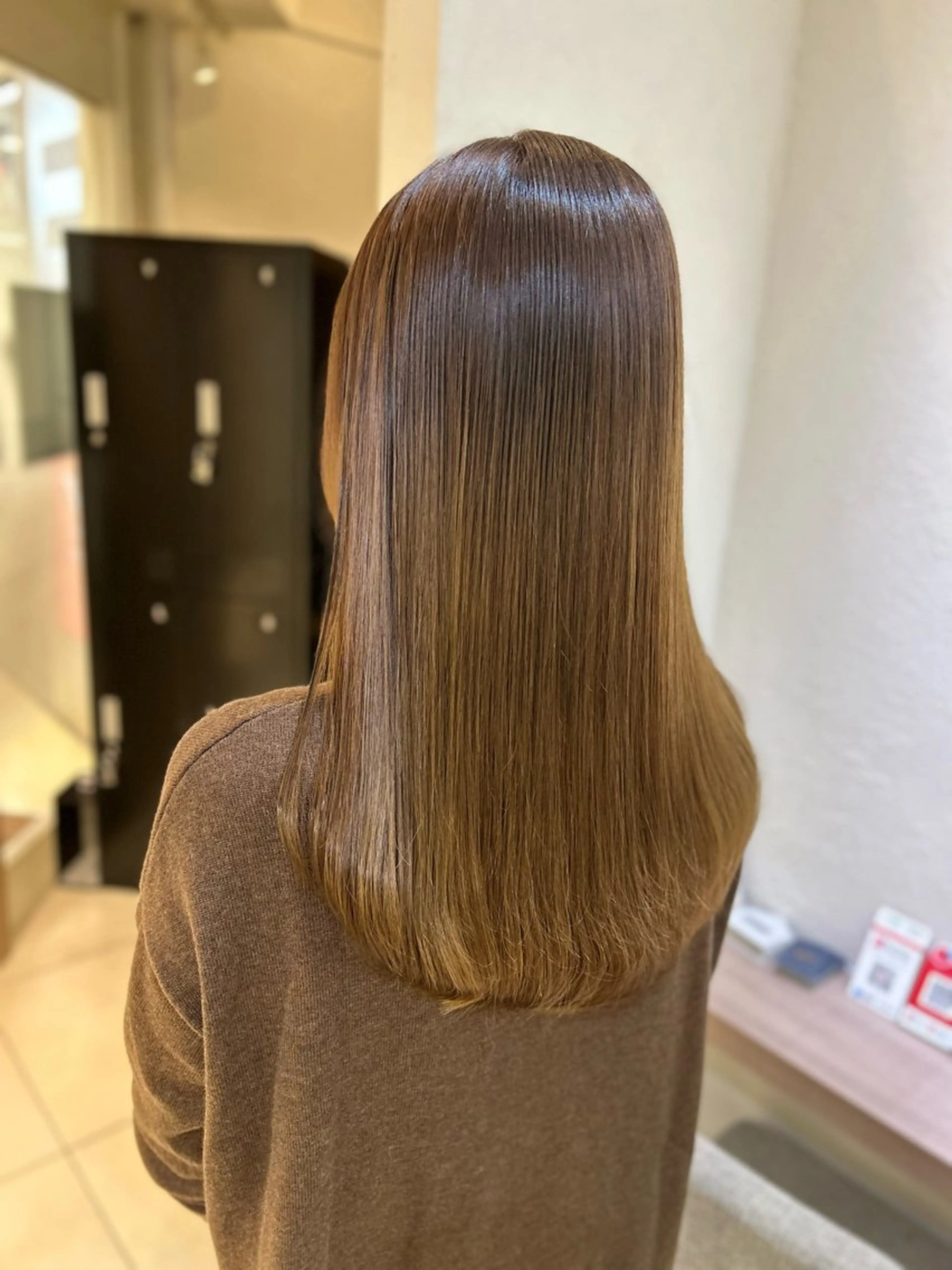 ロング カラー 艶質改善/縮毛矯正 ササキナツミのヘアスタイル