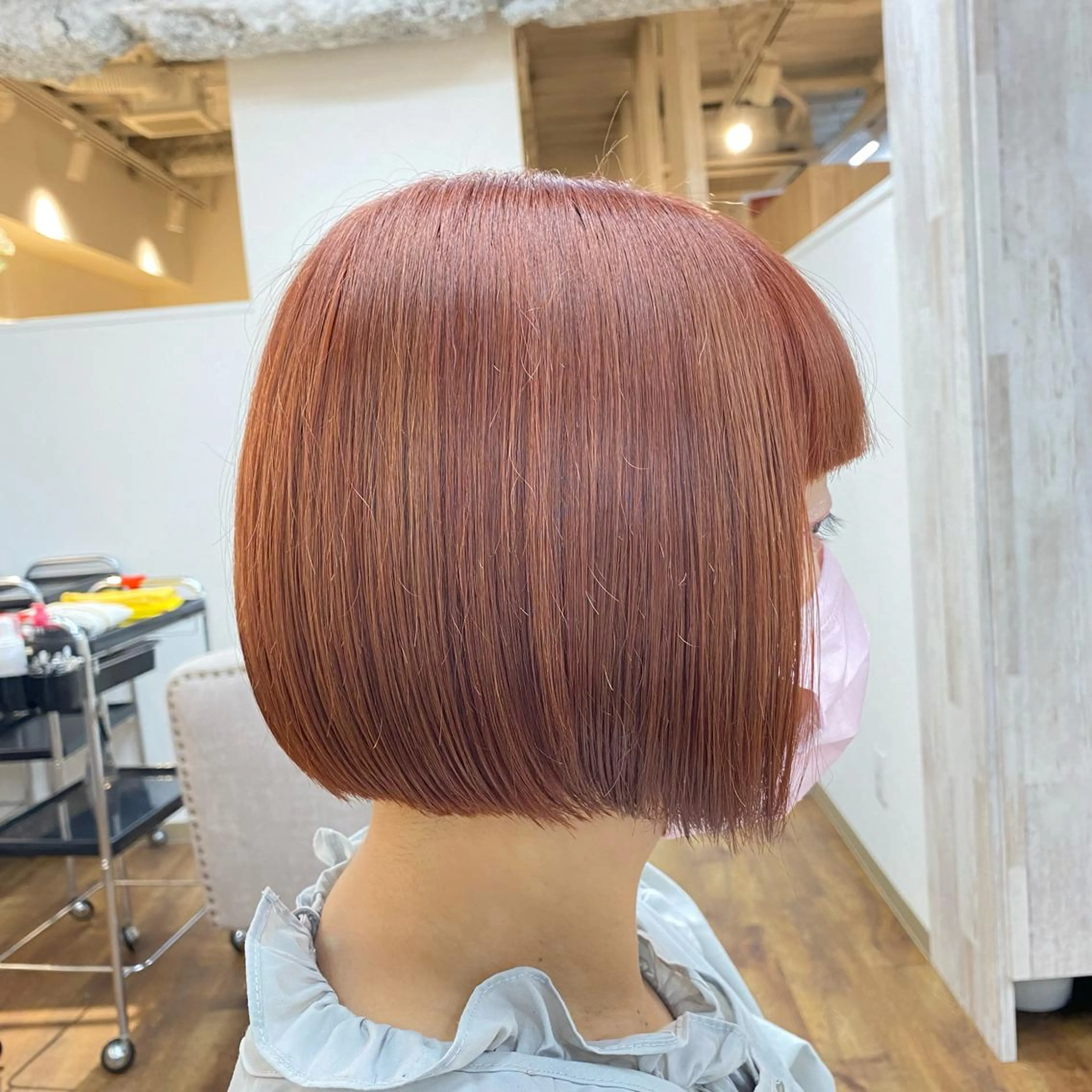 ショート カラー 大場 優のヘアスタイル