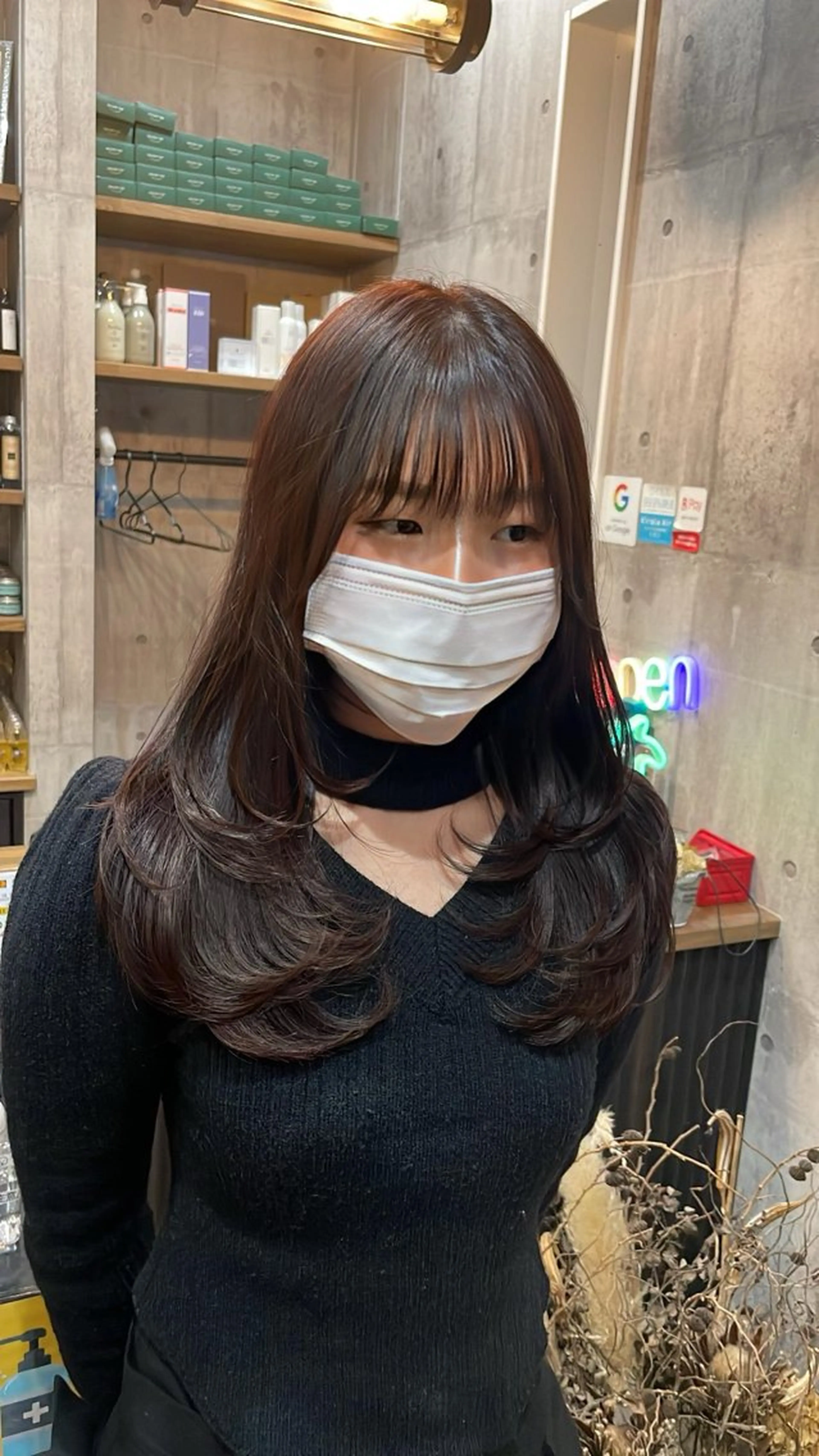 【人気No.1】似合わせカット+赤み除去カラー+艶バイカルテTR+マイクロバブルの写真