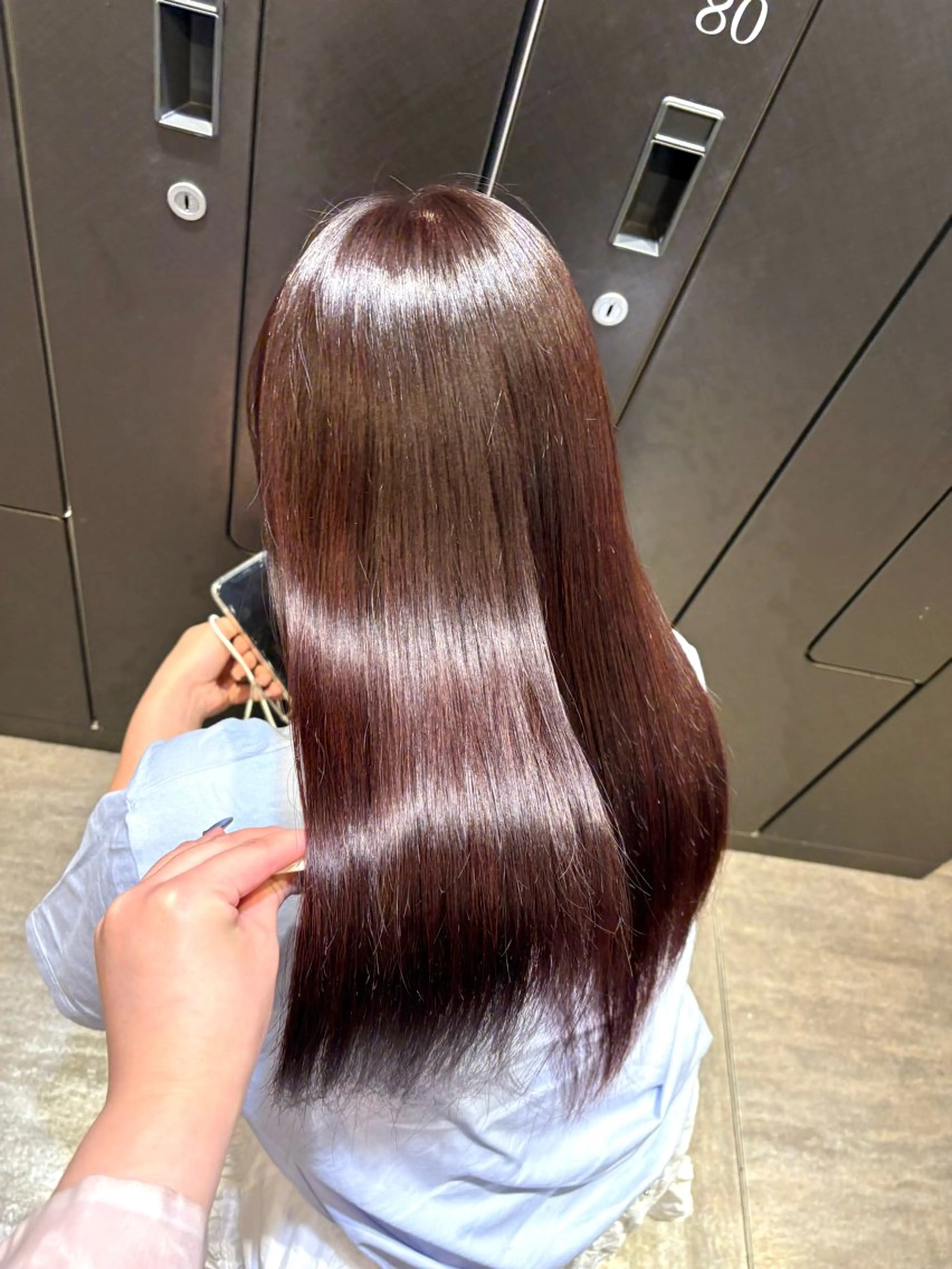 ロング カラー ブリーチ ダブルカラー ラベンダーカラー ラベンダーピンク ブリーチなしカラー カット ヘアカラー トリートメント 🖤大人可愛い⌇ 𝐑 𝐈 𝐎🖤のヘアスタイル