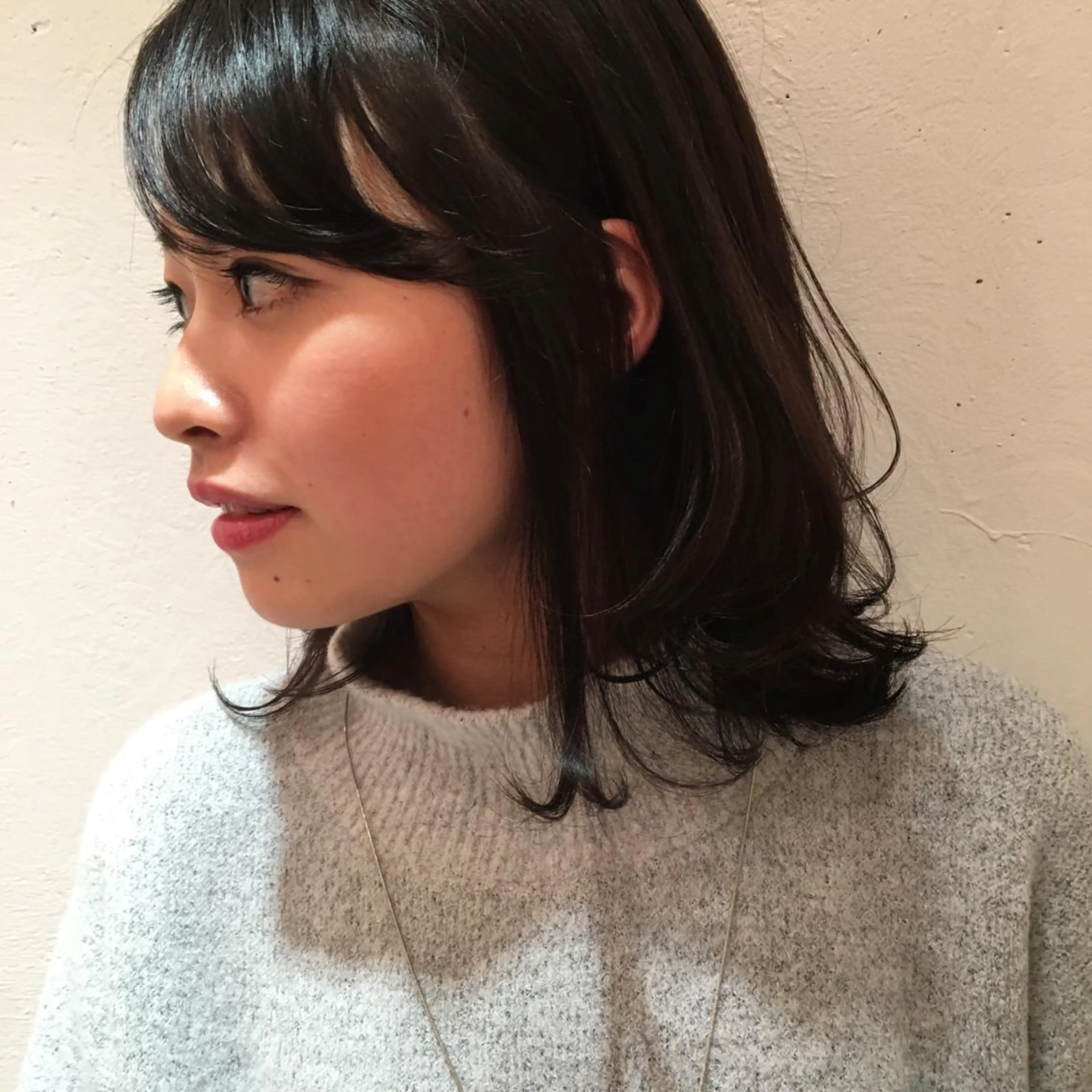 ミディアム カラー パーマ THE DAY所属・AKI HASHIMOTOのヘアスタイル