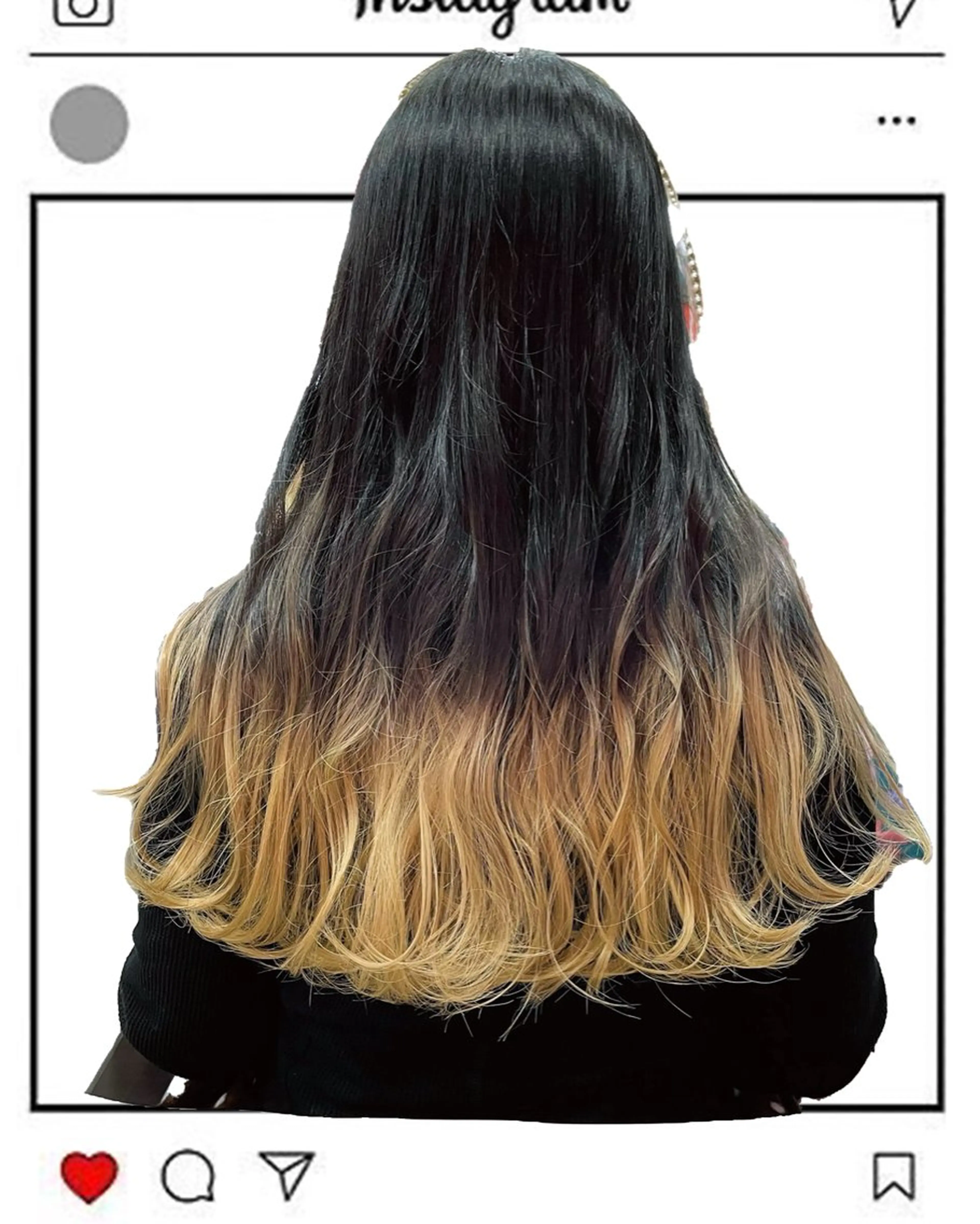 ロング カラー ヘアカラー トリートメント Tatsu/newi 大分 ハイトーンのヘアスタイル