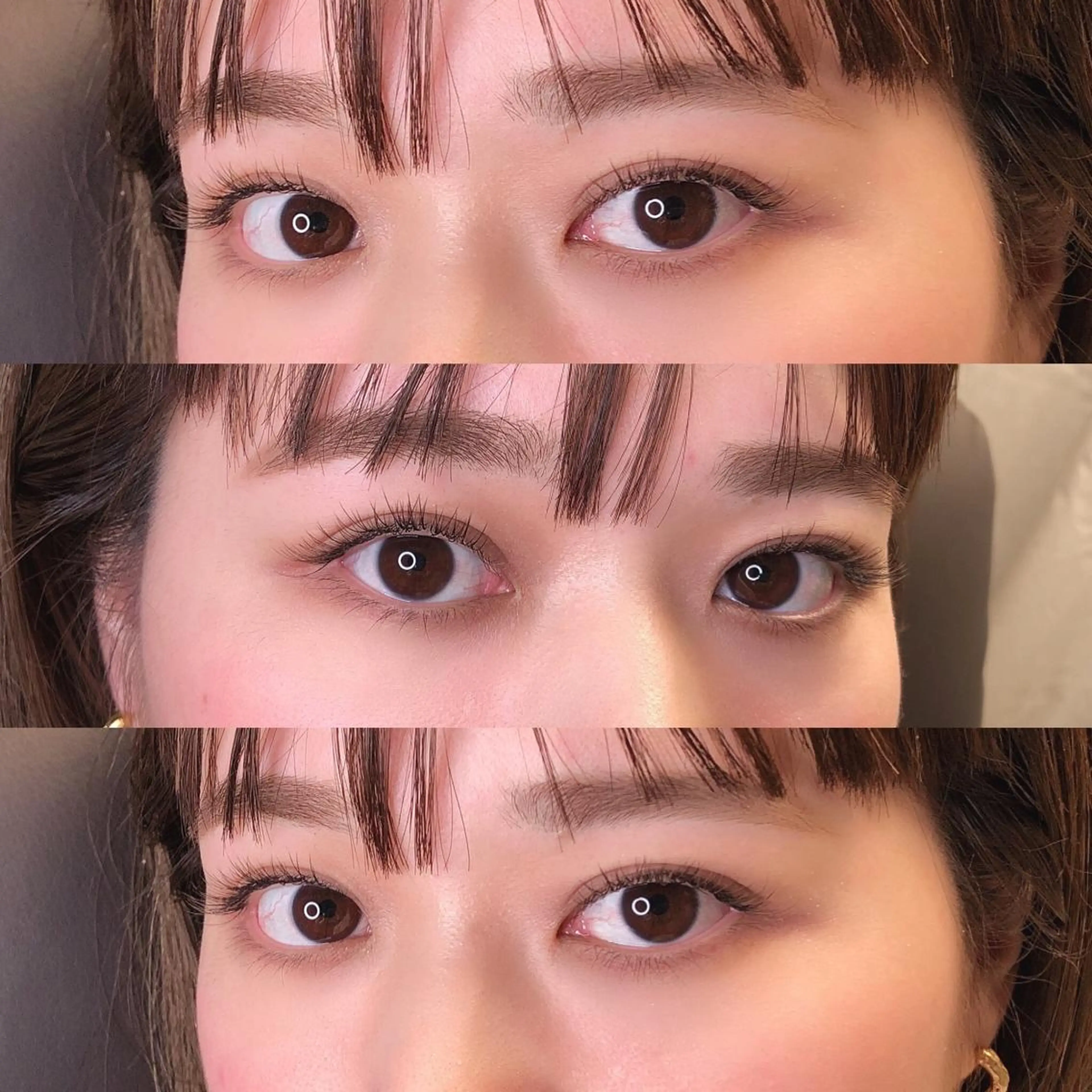 【外国人風🌈透明感◎】ブラウンフラットラッシュ140本（コーティング込）オフ無料の写真